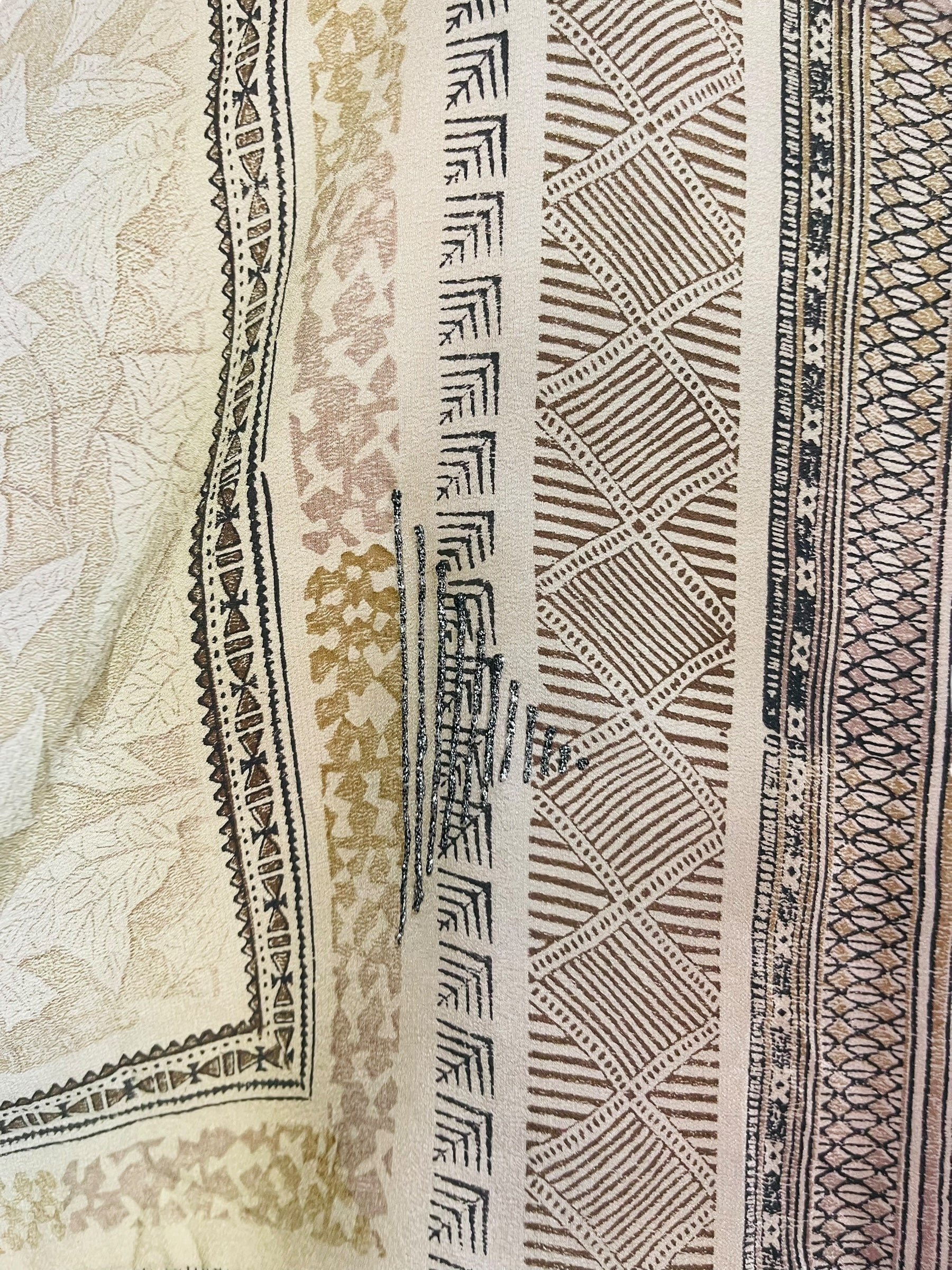 PRC7703 Avatar Pure Silk Capelet Poncho