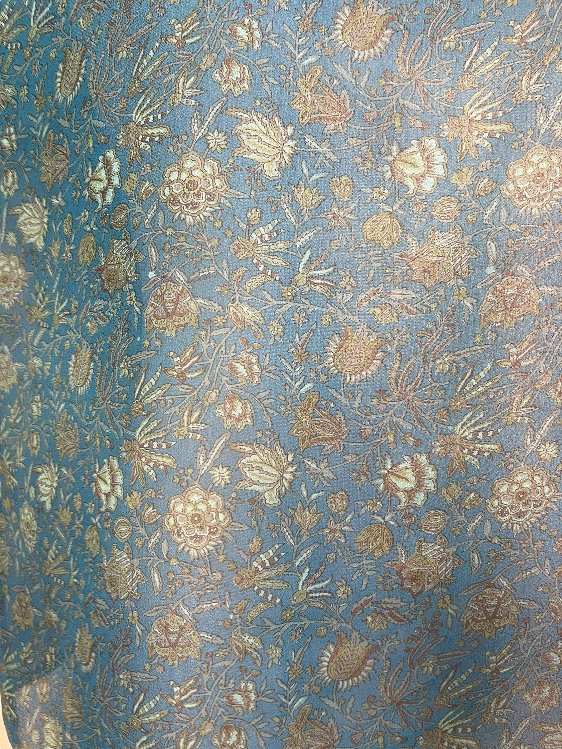 PRG8102 Sheer Avatar Pure Silk Side Slit Top