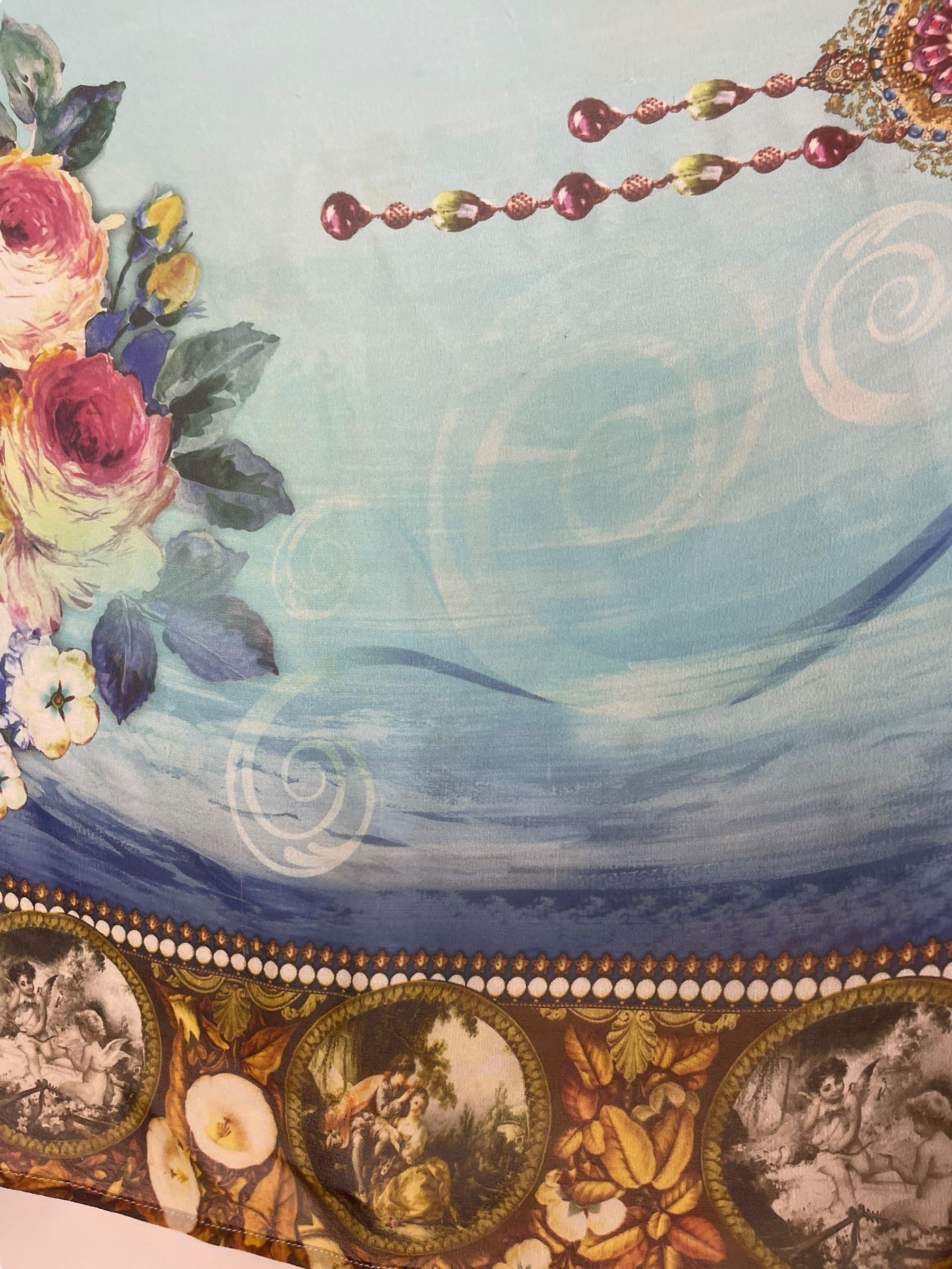 PREVIEW PRG8040A Sheer Pure Silk Wabi Sabi Capelet Poncho by DECEMBER2025 – Handmade ethical Poncho from sariKNOTsari using upcycled silk. Designed in Canada for travel and slow fashion, loved from Toronto to LA to Sydney.