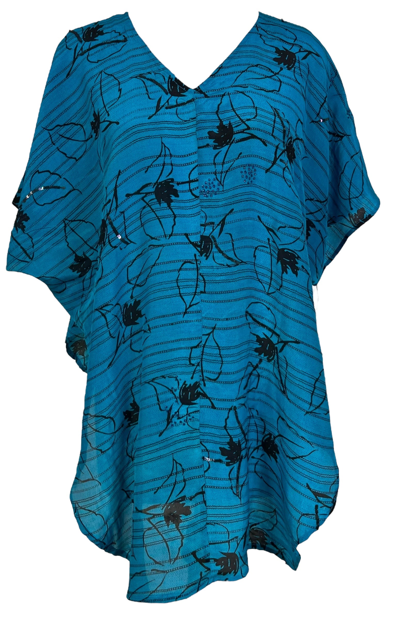 PRC7018 Avatar Pure Silk Waterfall Top