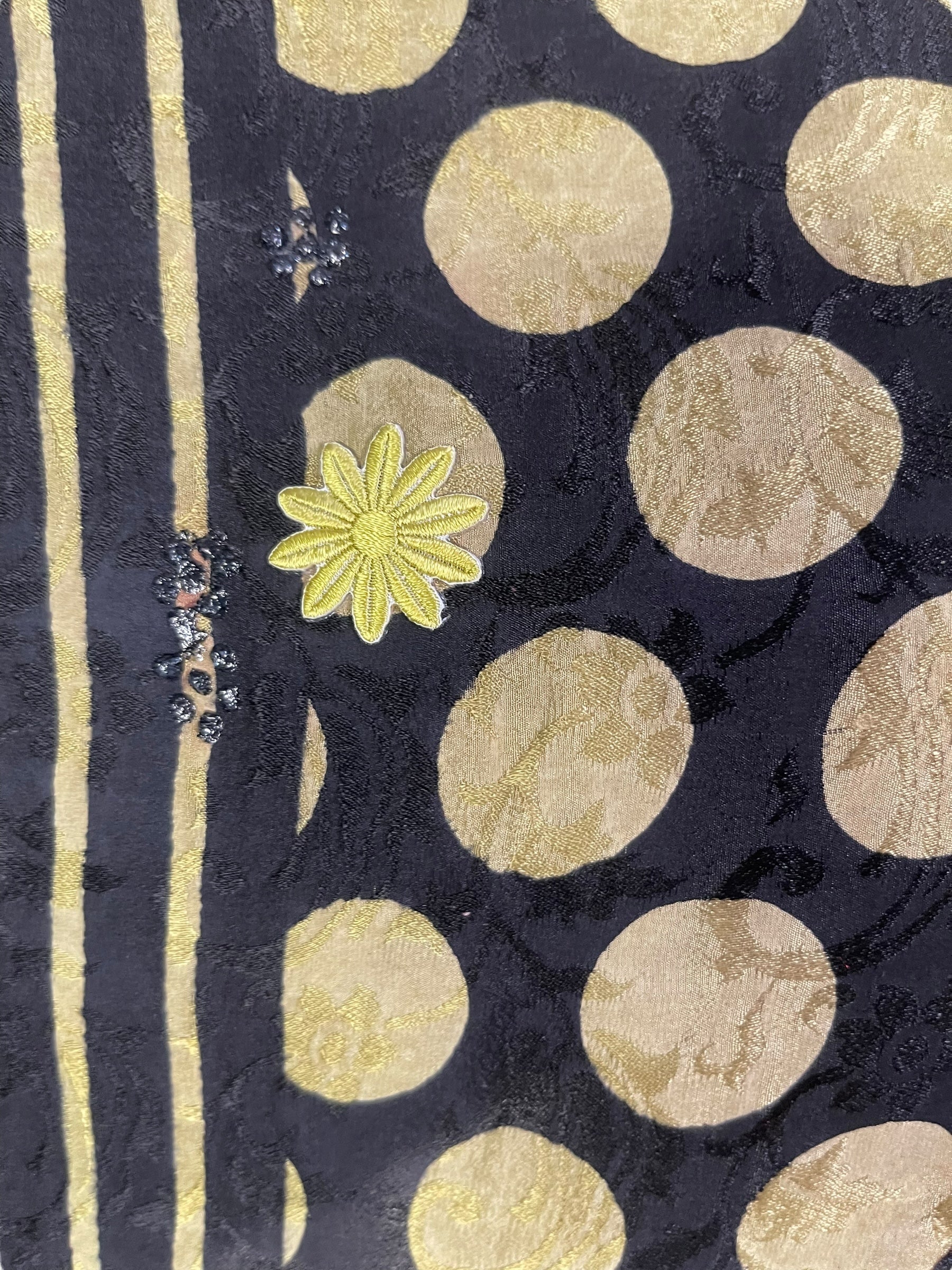 PRC6697 Avatar Pure Silk Kimono-Sleeved Top