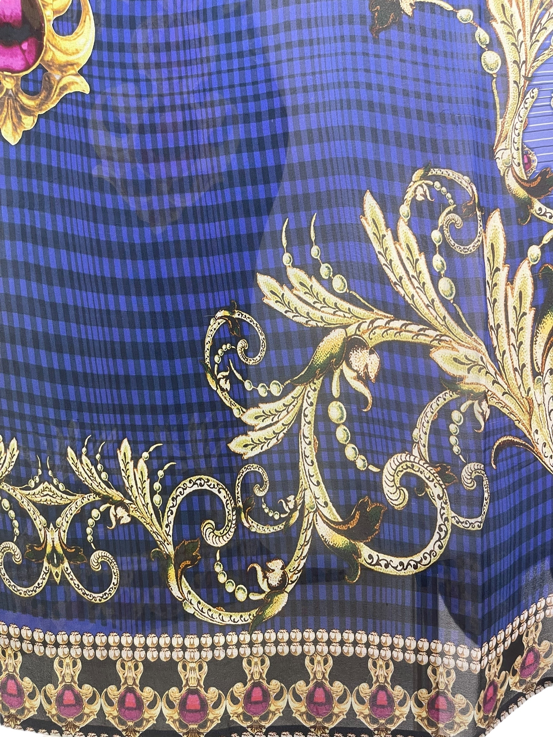 PRG8041 Sheer Wabi Sabi Pure Silk Short Kaftan Tunic with Slits