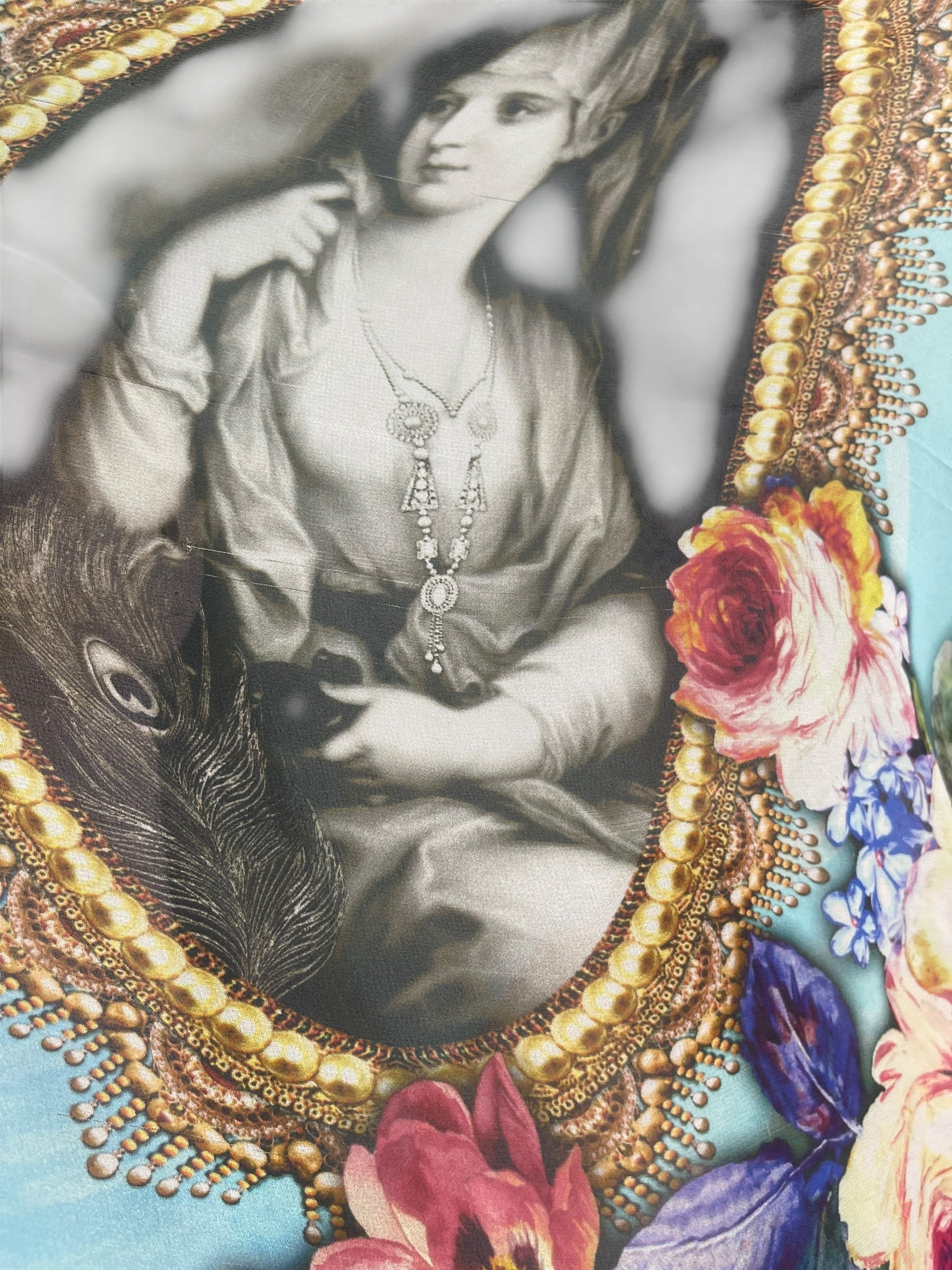 PREVIEW PRG8040A Sheer Pure Silk Wabi Sabi Capelet Poncho by DECEMBER2025 – Handmade ethical Poncho from sariKNOTsari using upcycled silk. Designed in Canada for travel and slow fashion, loved from Toronto to LA to Sydney.