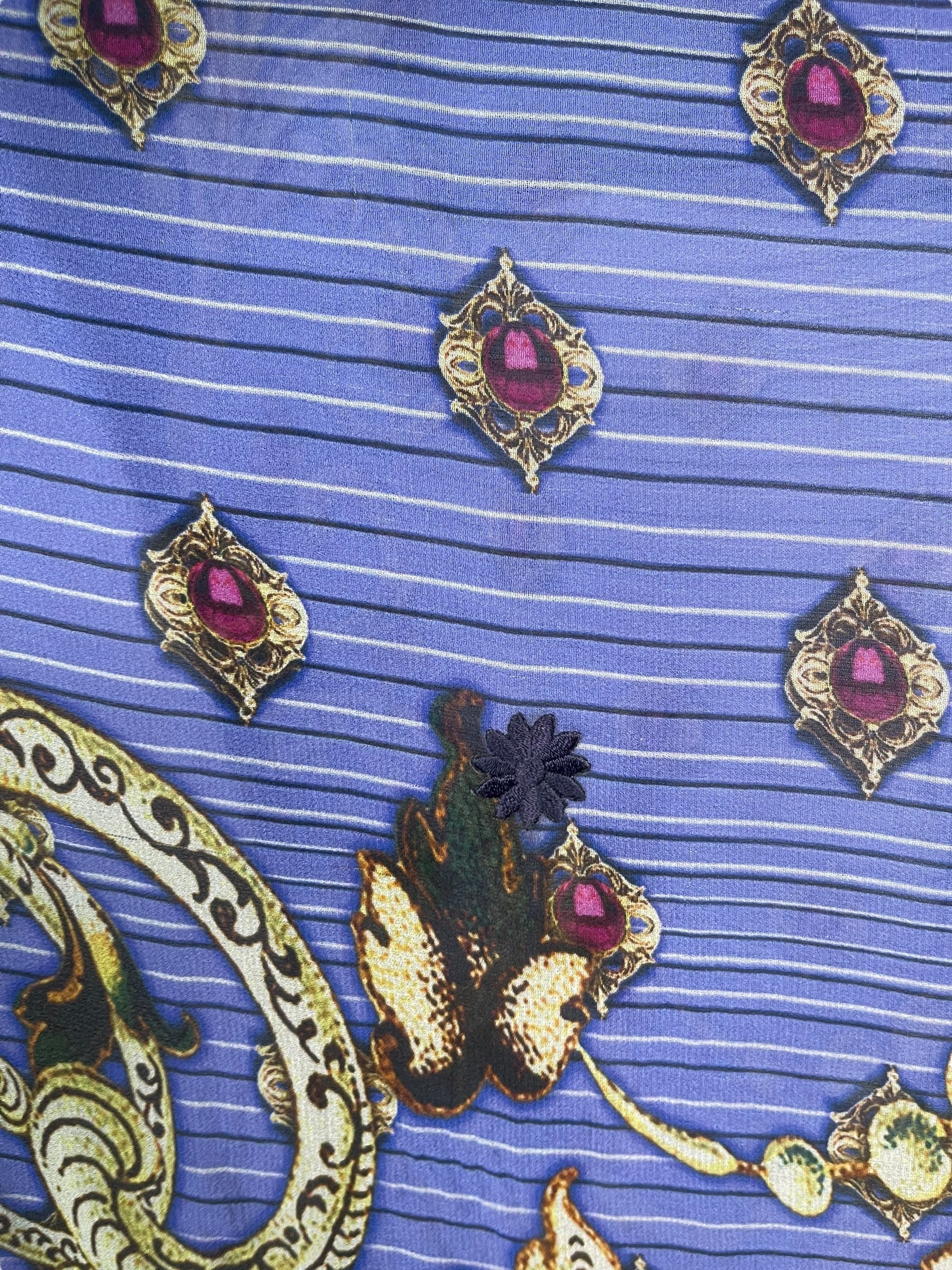 PRG8041 Sheer Wabi Sabi Pure Silk Short Kaftan Tunic with Slits