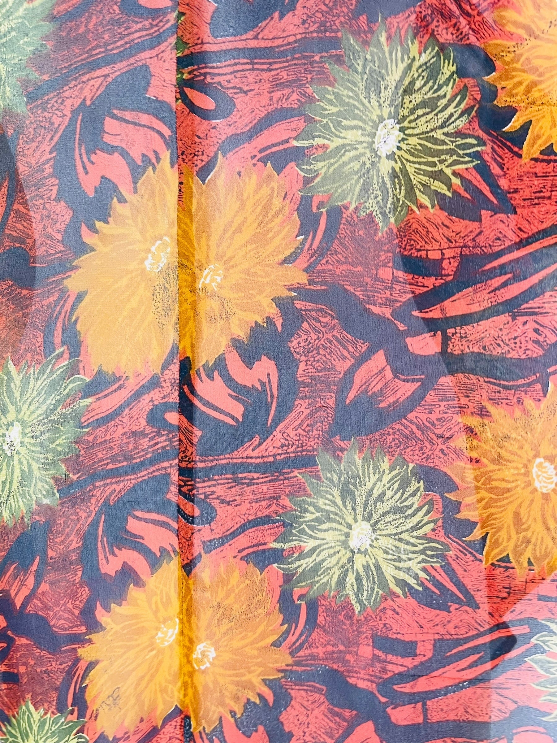 PRG7571 Sheer Avatar Pure Silk Waterfall Top