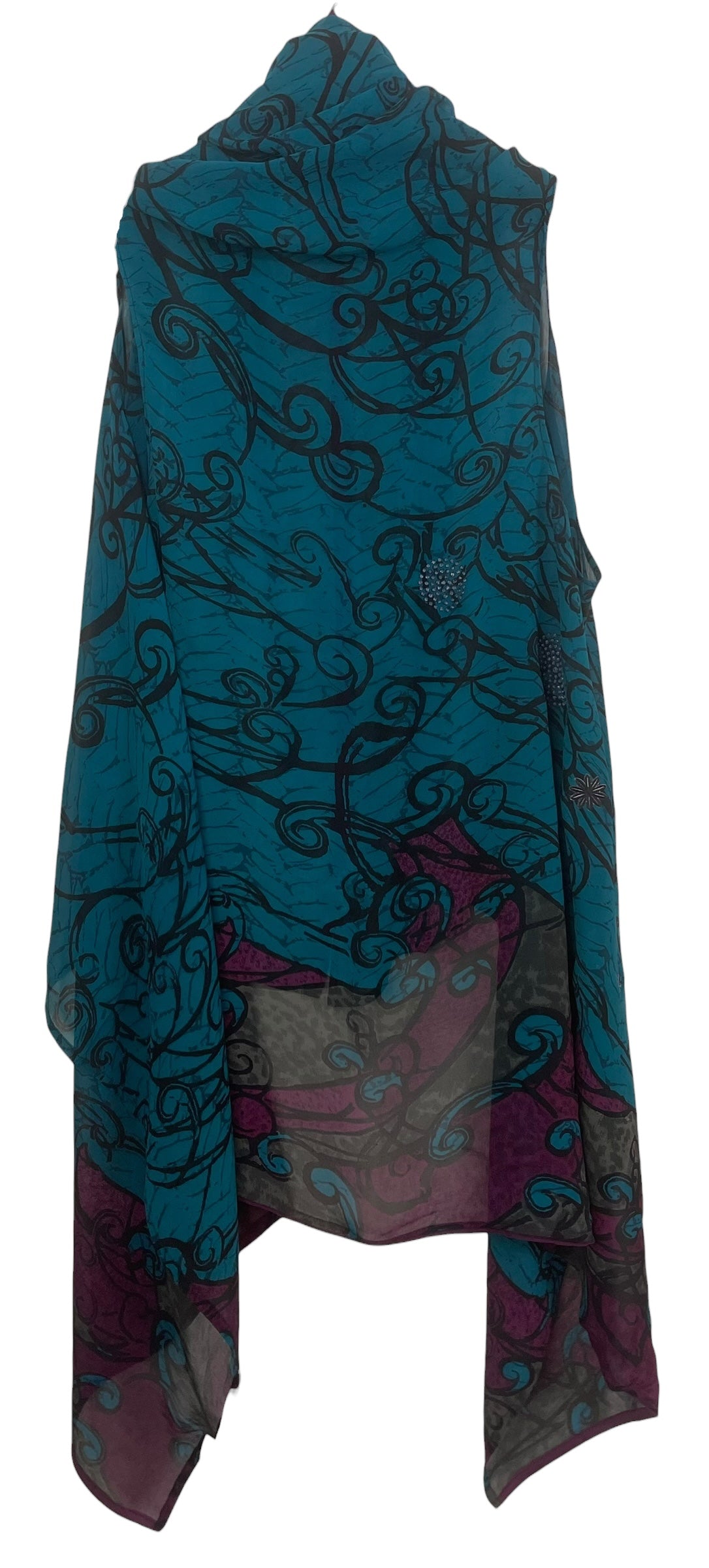 PRG8151 Sheer Avatar Pure Silk Versatile Vest