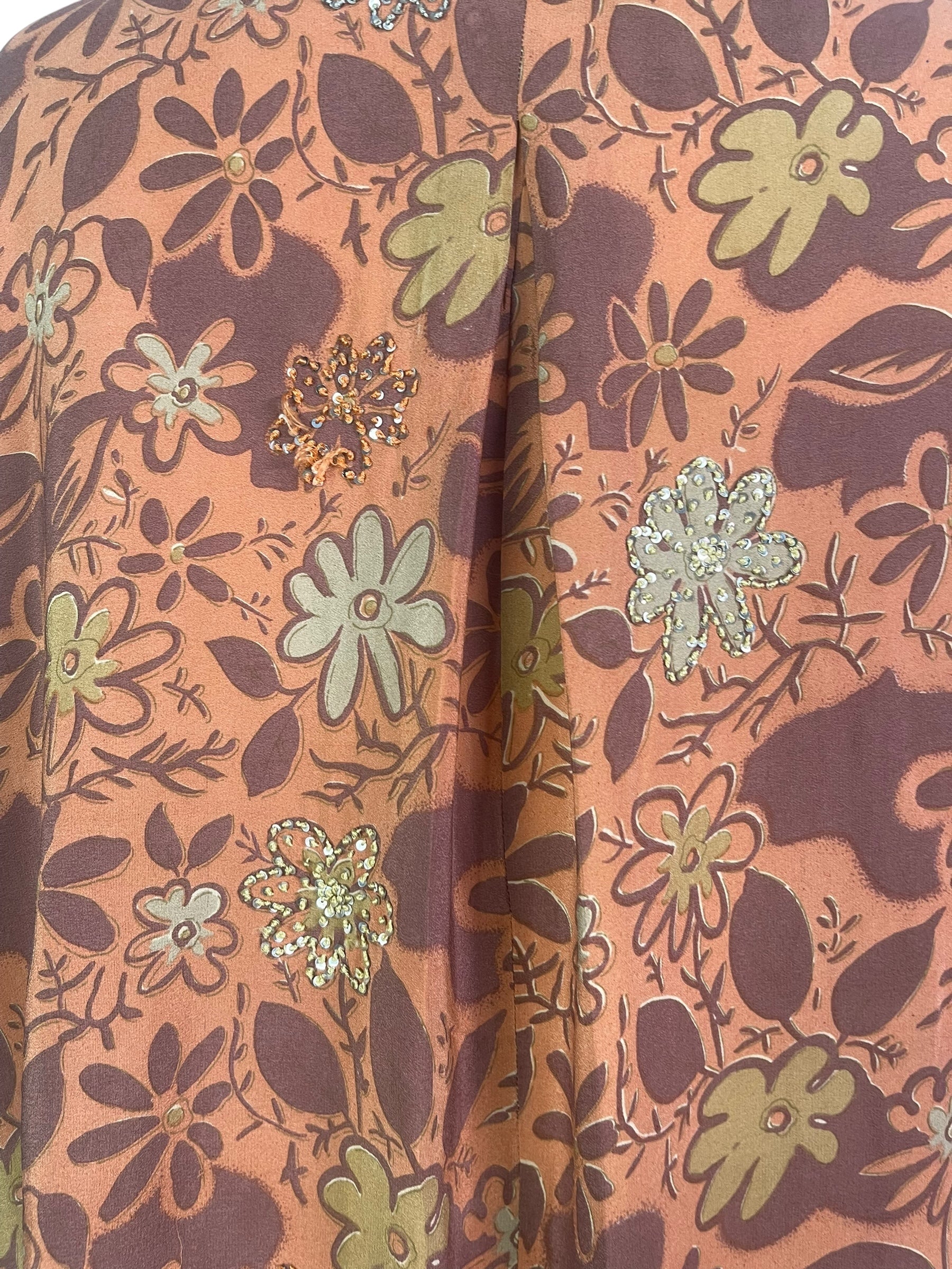 PRC7946 Avatar Pure Silk Self Pocket Tunic Dress