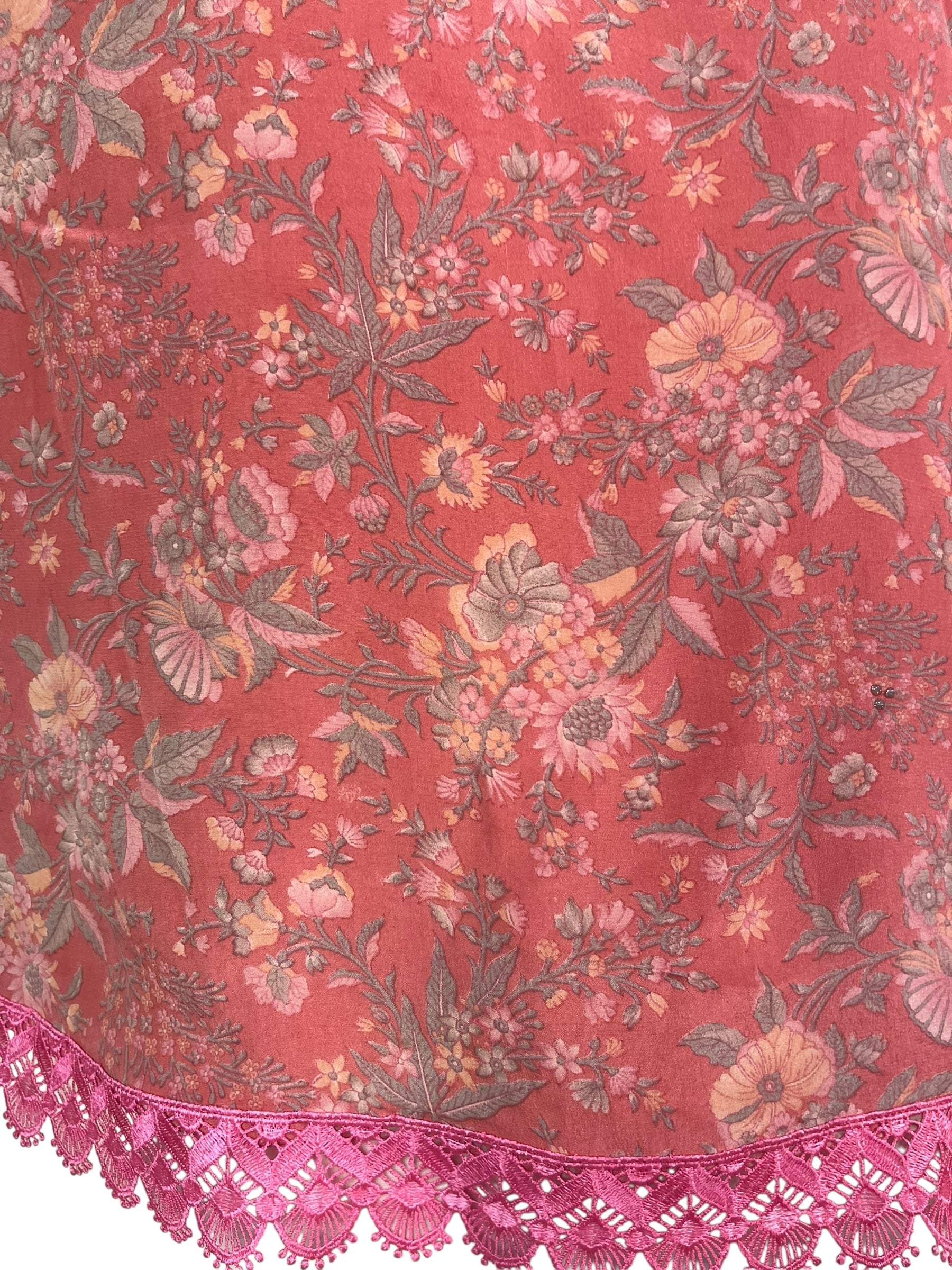 PRC7544 Avatar Pure Silk Side Slit Top