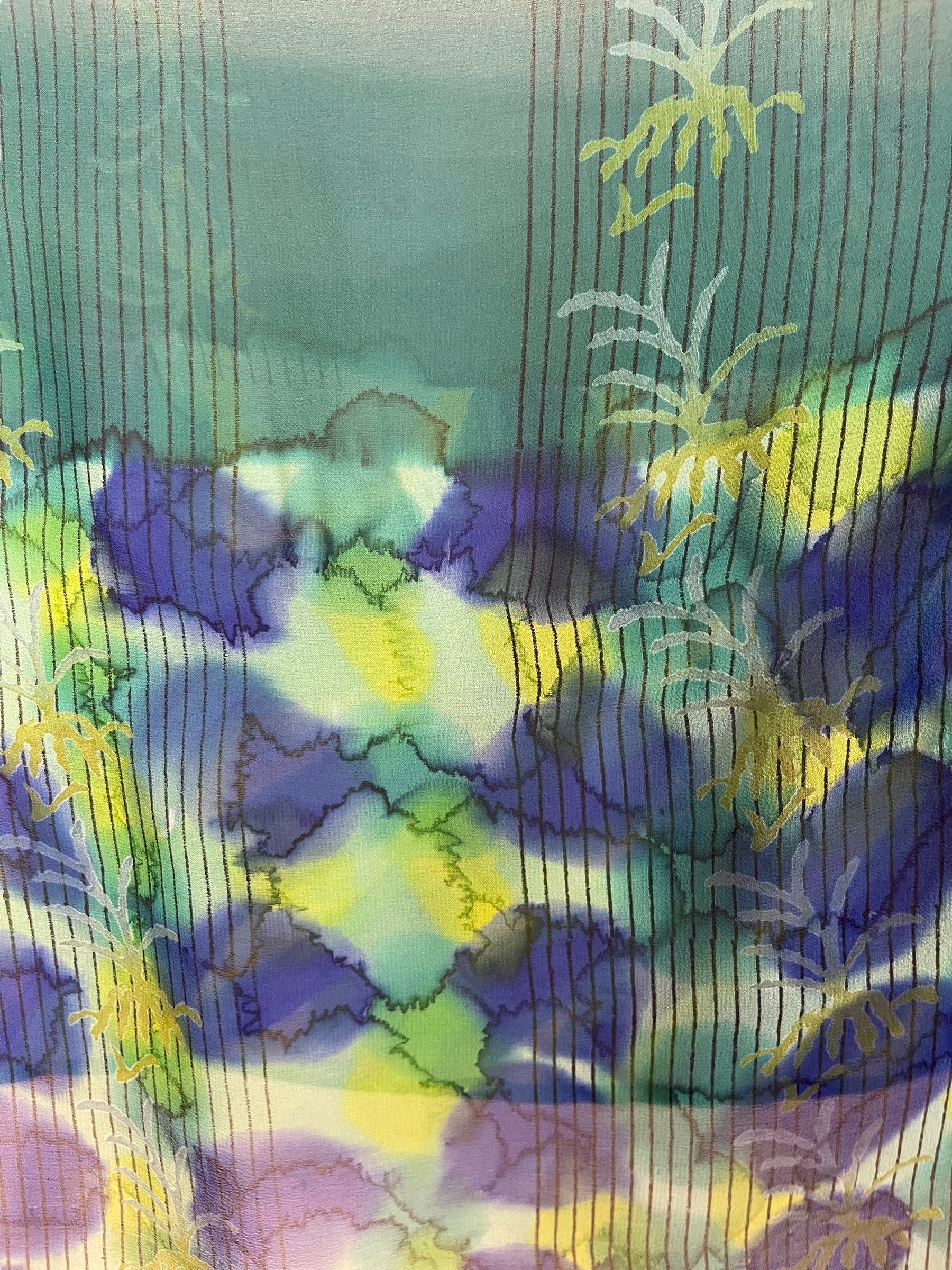 PRG7261 Sheer Avatar Pure Silk Capelet Poncho by sariKNOTsari – Handmade ethical Poncho from sariKNOTsari using upcycled silk. Designed in Canada for travel and slow fashion, loved from Toronto to LA to Sydney.