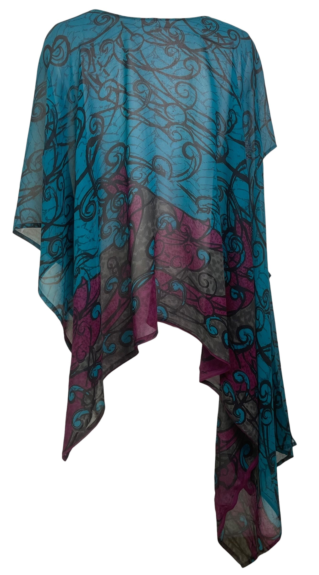 PRG8151 Sheer Avatar Pure Silk Versatile Vest