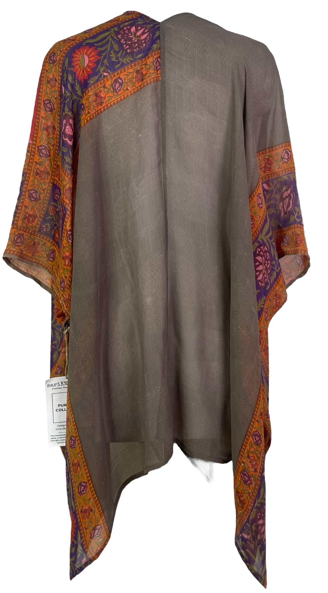 PRG8132 Sheer Avatar Pure Silk Cardigan