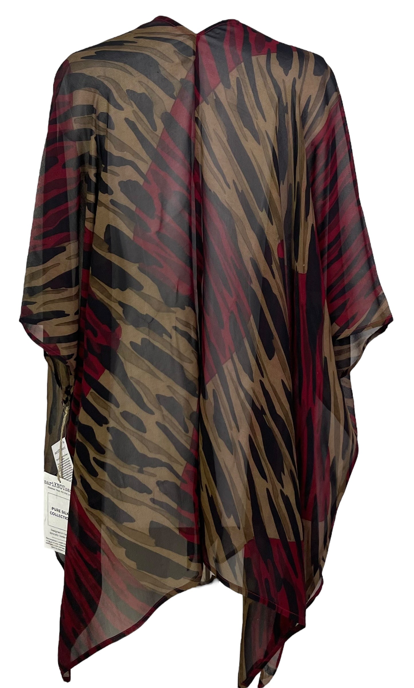 PRG6855 Sheer Avatar Pure Silk Cardigan