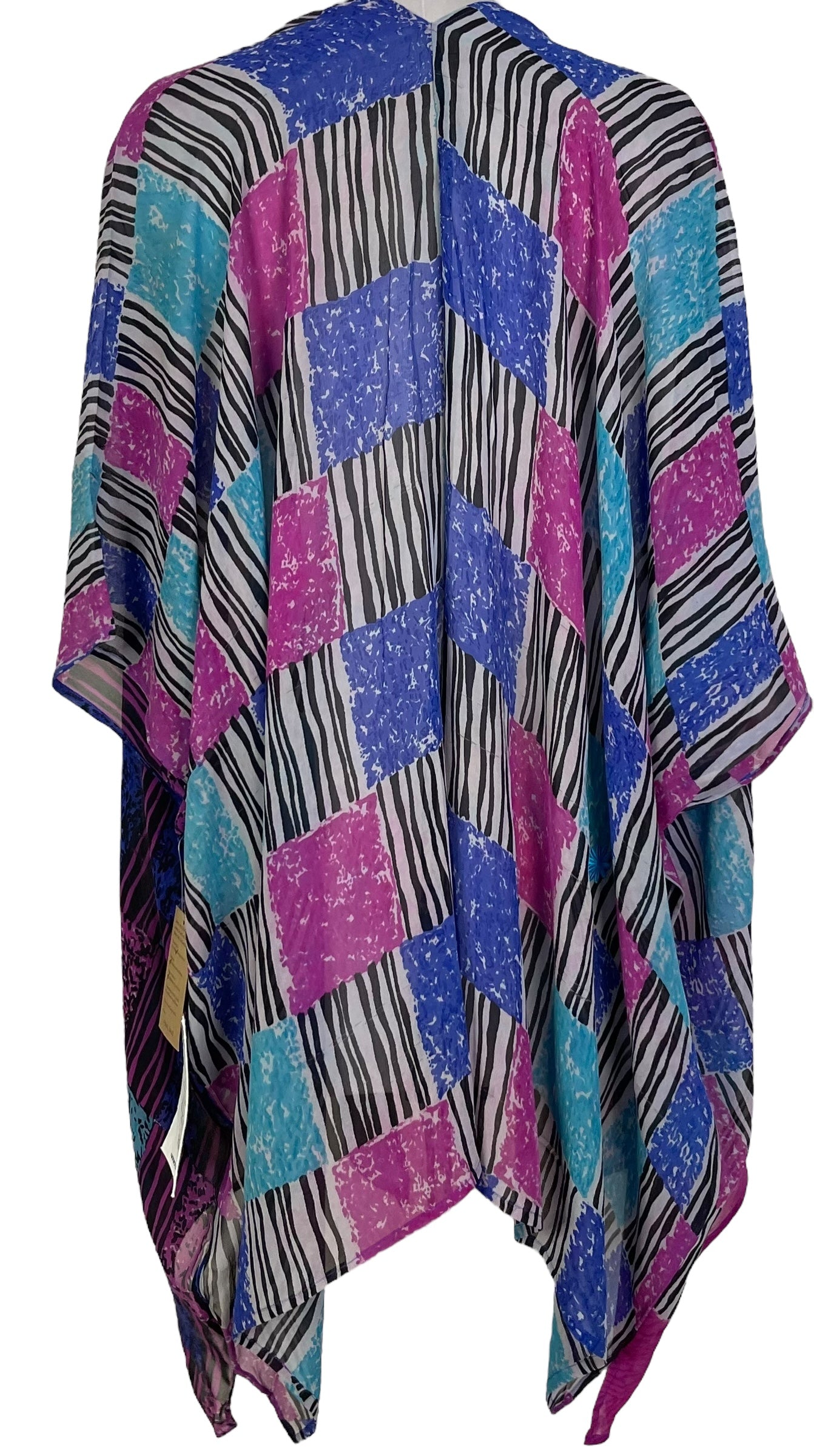 PRG6857 Sheer Wabi Sabi Pure Silk Cardigan