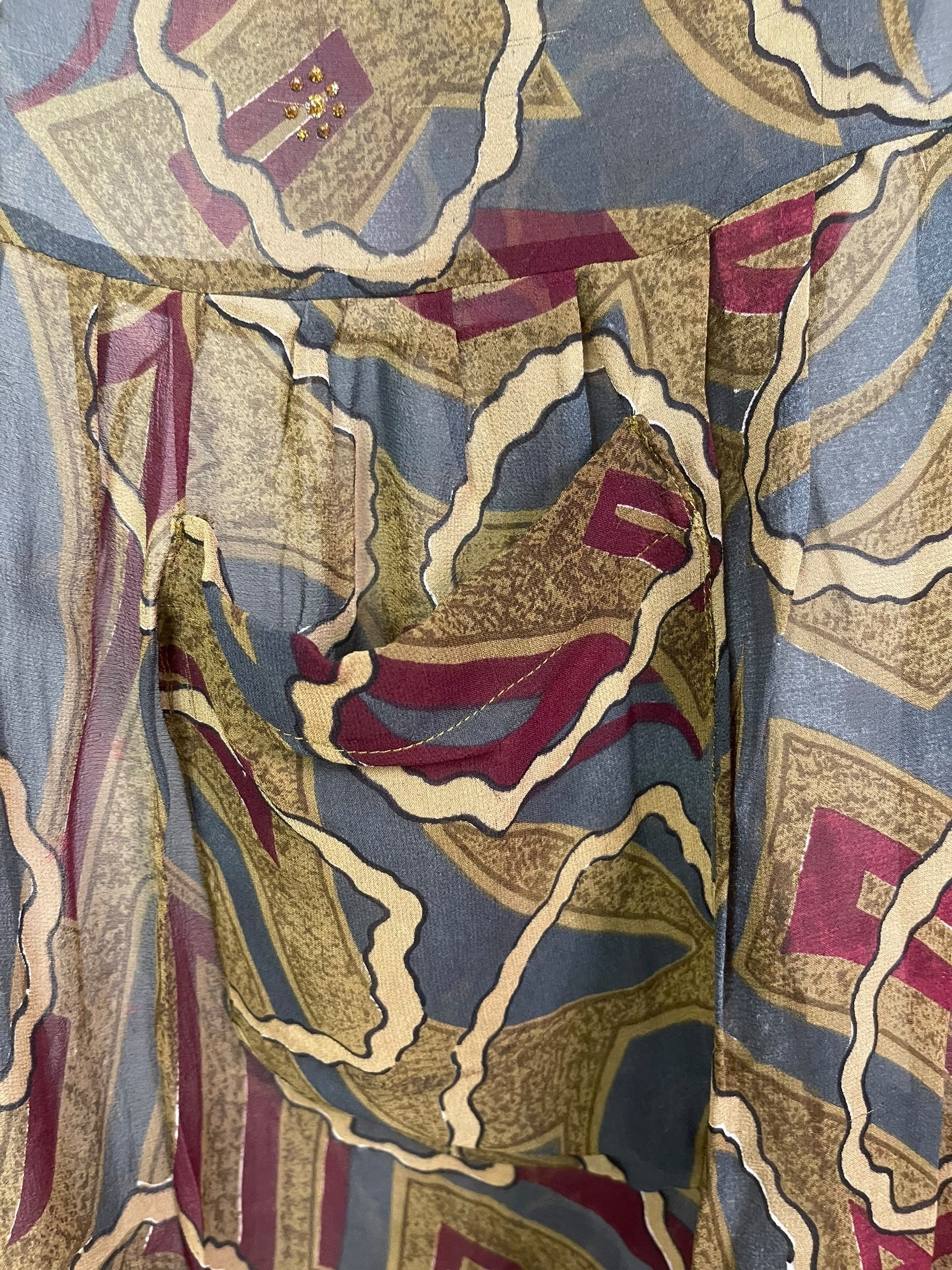 PRG7738 Sheer Avatar Pure Silk Boxy Babydoll Dress