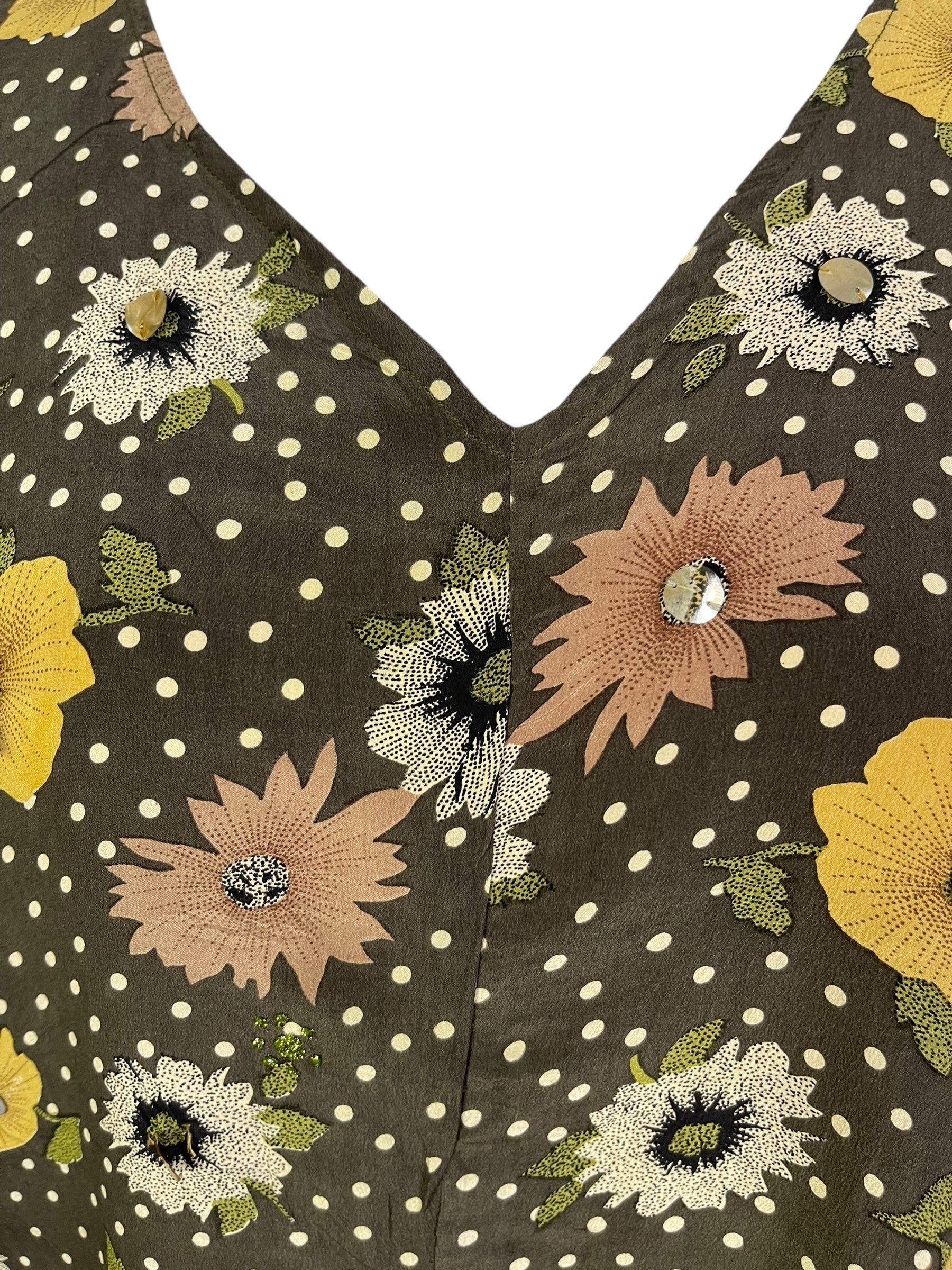 PRC7009 Avatar Pure Silk Waterfall Top