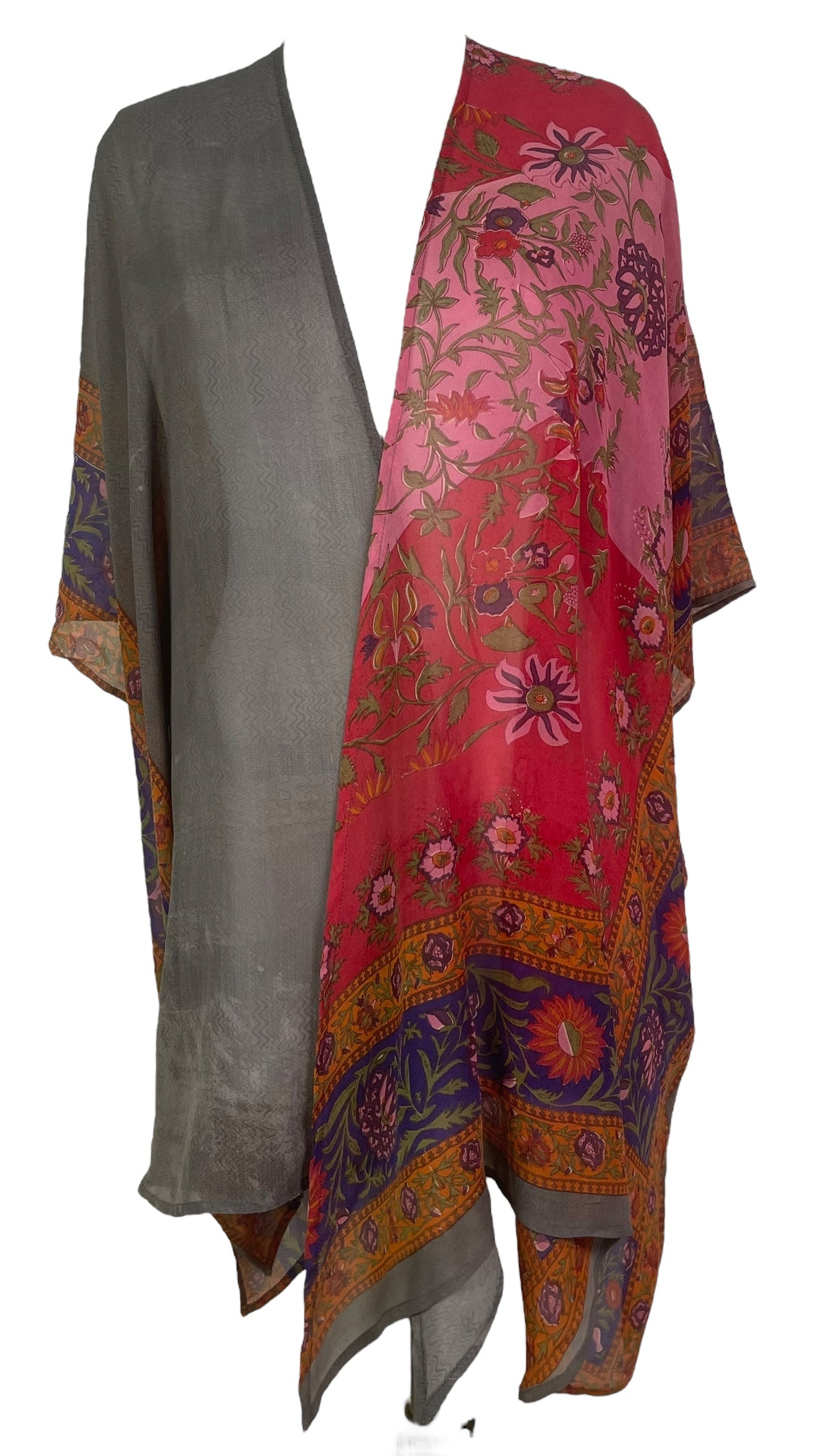 PRG8132 Sheer Avatar Pure Silk Cardigan