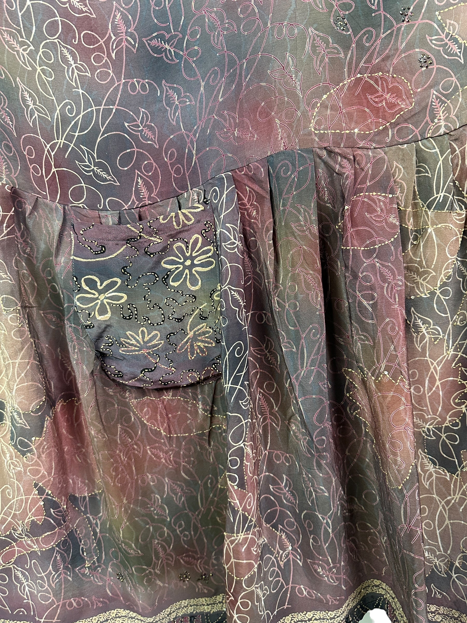 PRC8393 Avatar Pure Silk Boxy Babydoll Dress