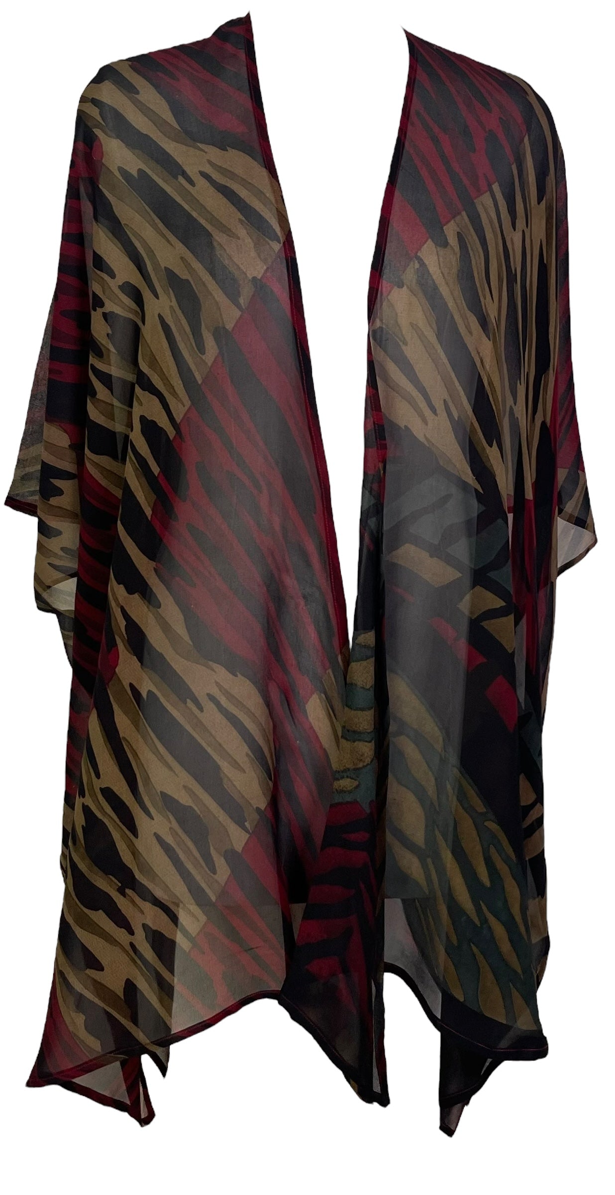 PRG6855 Sheer Avatar Pure Silk Cardigan