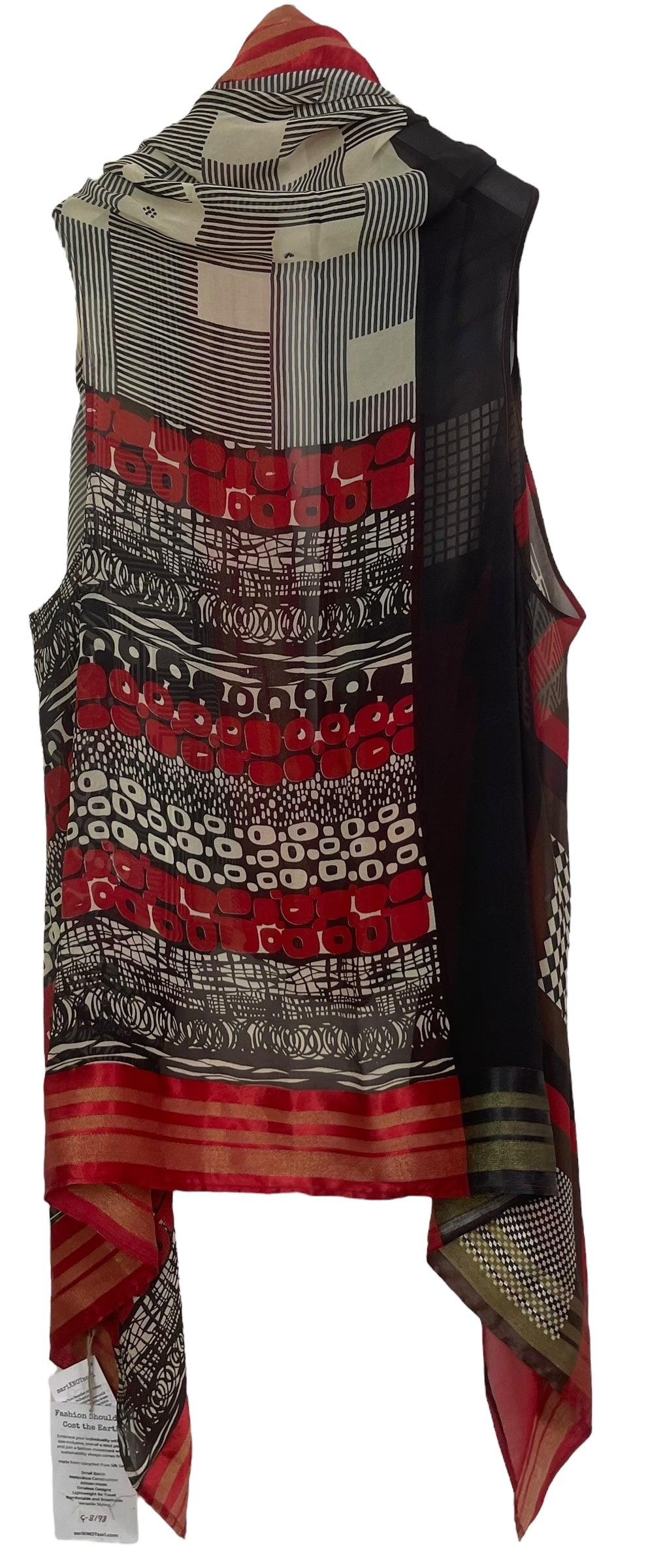 PRG8198 Sheer Avatar Pure Silk Versatile Vest