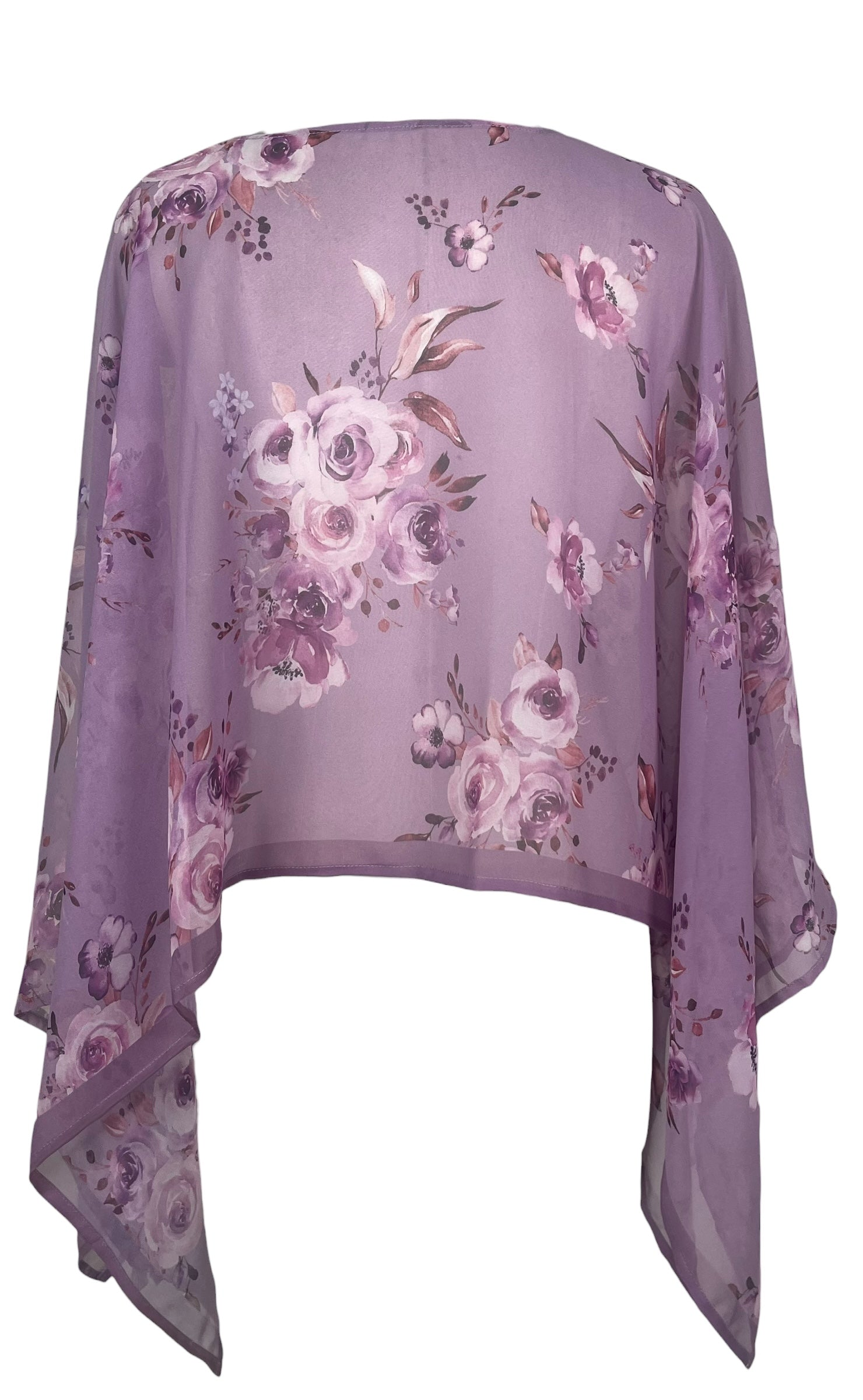 PREVIEW PRG8599 Sheer  Avatar Pure Silk Capelet Poncho by FEBRUARY2026 – Handmade ethical Poncho from sariKNOTsari using upcycled silk. Designed in Canada for travel and slow fashion, loved from Toronto to LA to Sydney.