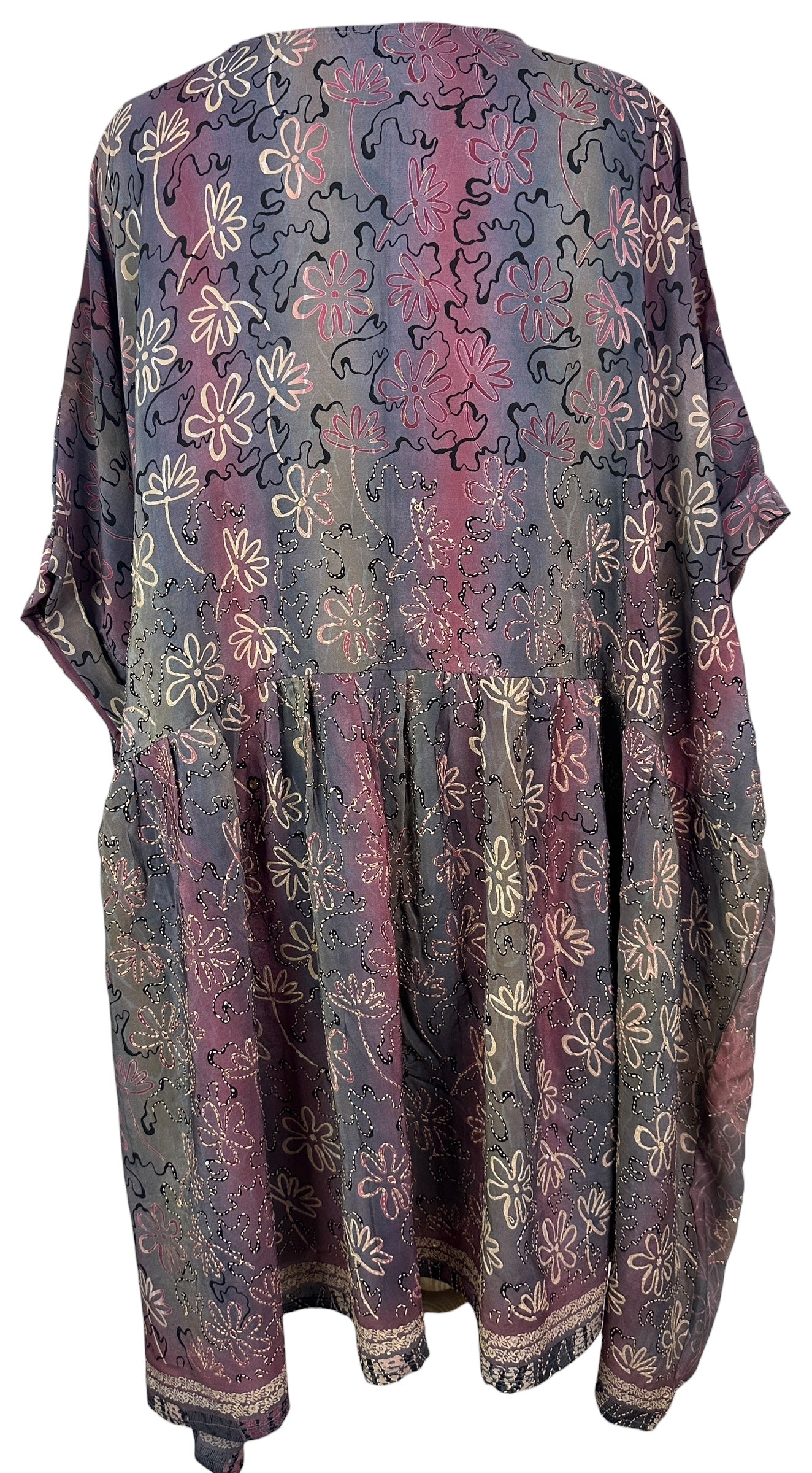 PRC8393 Avatar Pure Silk Boxy Babydoll Dress