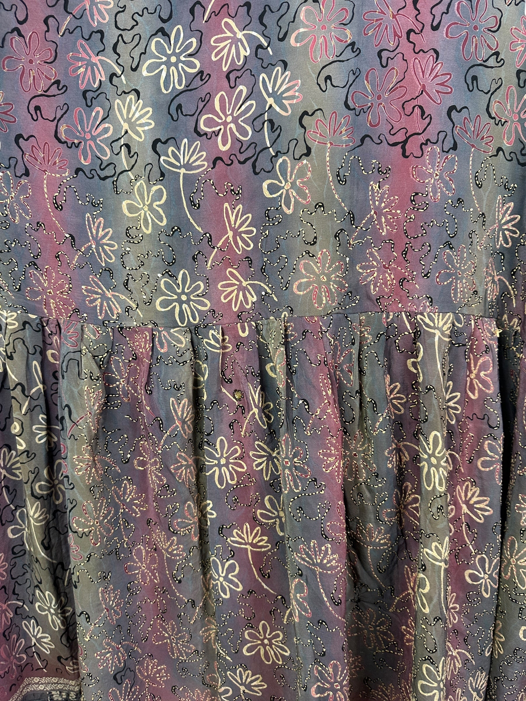 PRC8393 Avatar Pure Silk Boxy Babydoll Dress