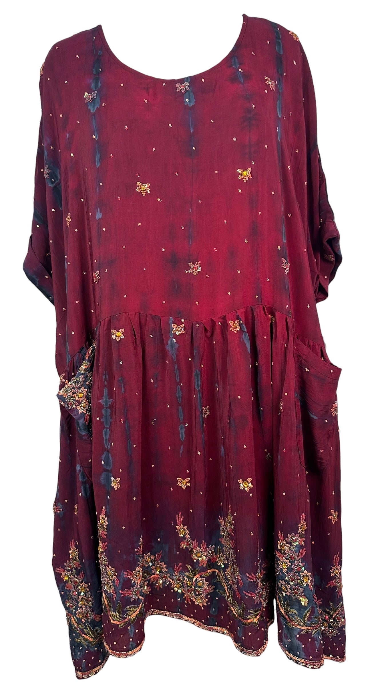 PRC8647 Avatar Pure Silk Boxy Babydoll Dress