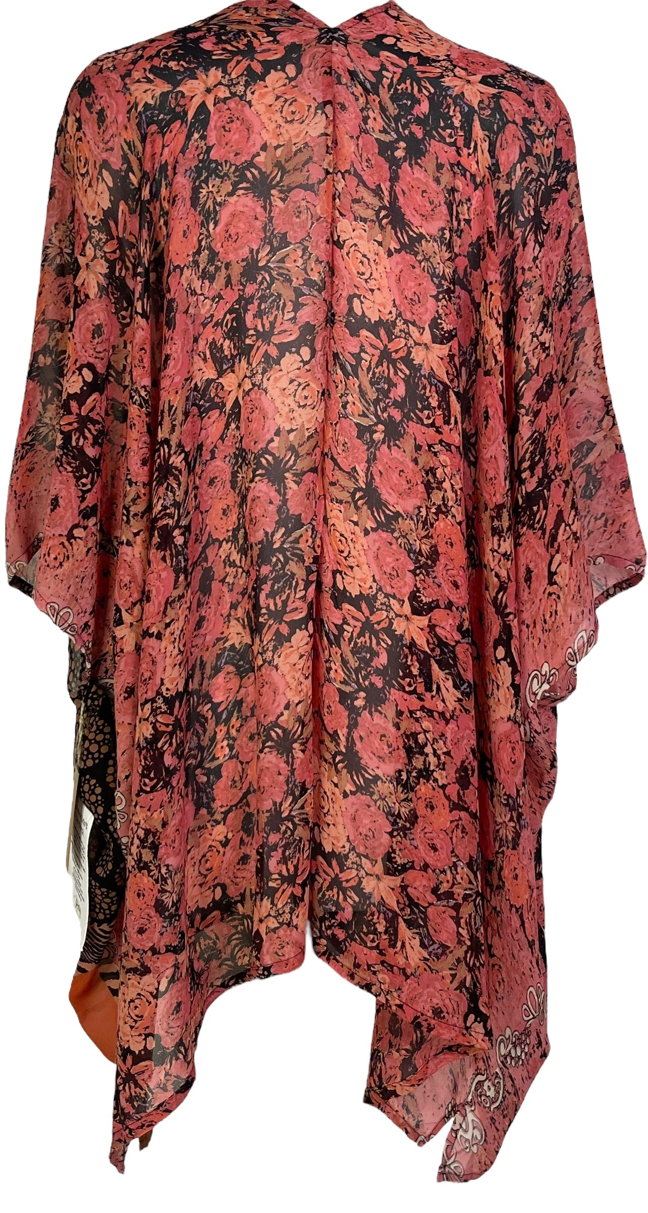 PRG7054 Sheer Wabi Sabi Pure Silk Cardigan