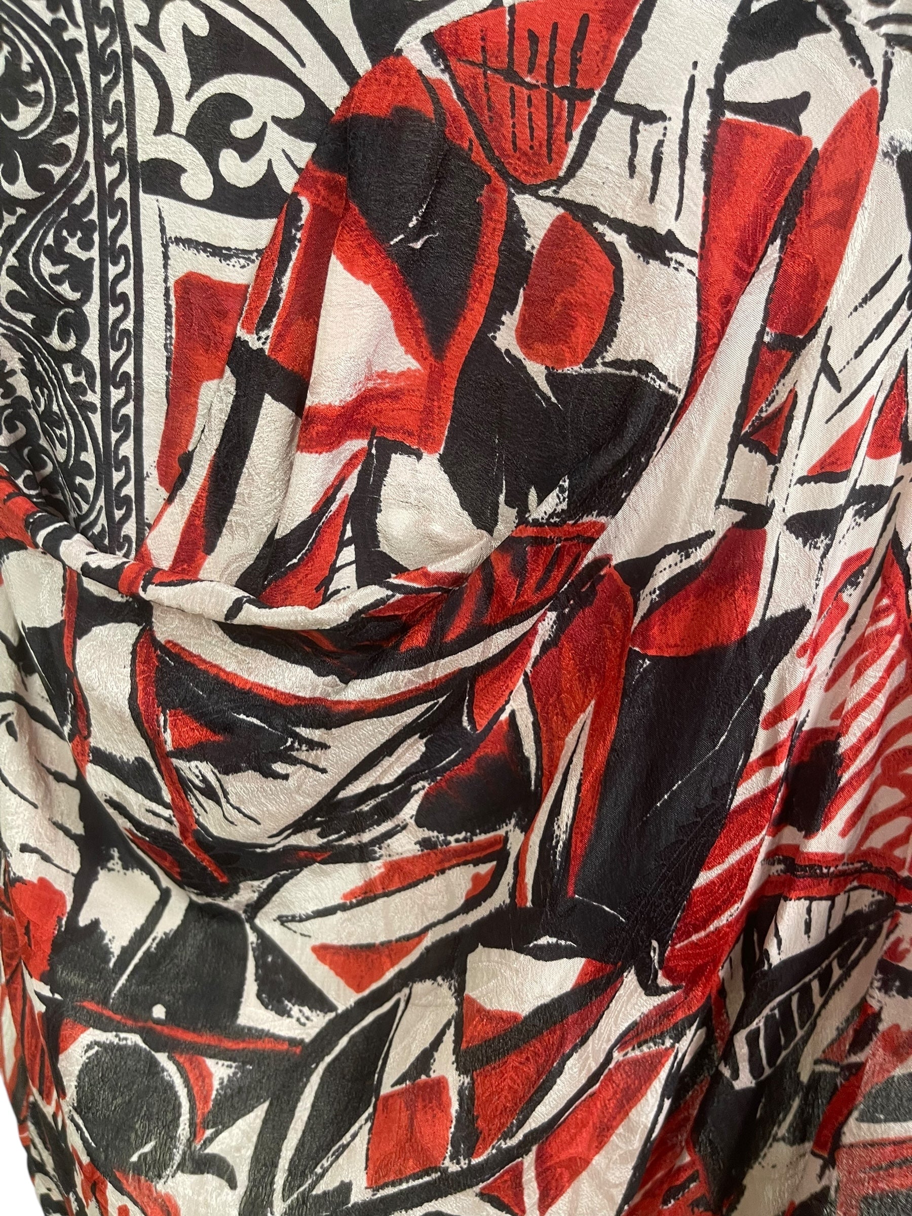 PRC7804 Avatar Pure Silk Self Pocket Tunic Dress