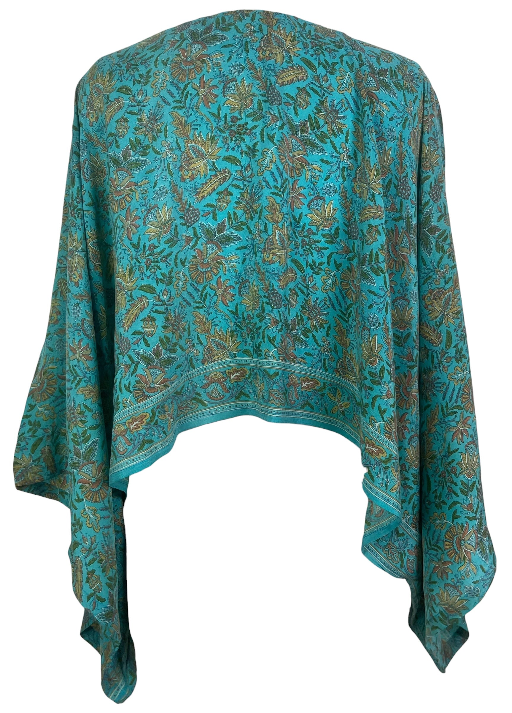 PREVIEW PRC8492 Wabi Sabi Pure Silk Kimono-Sleeved Top
