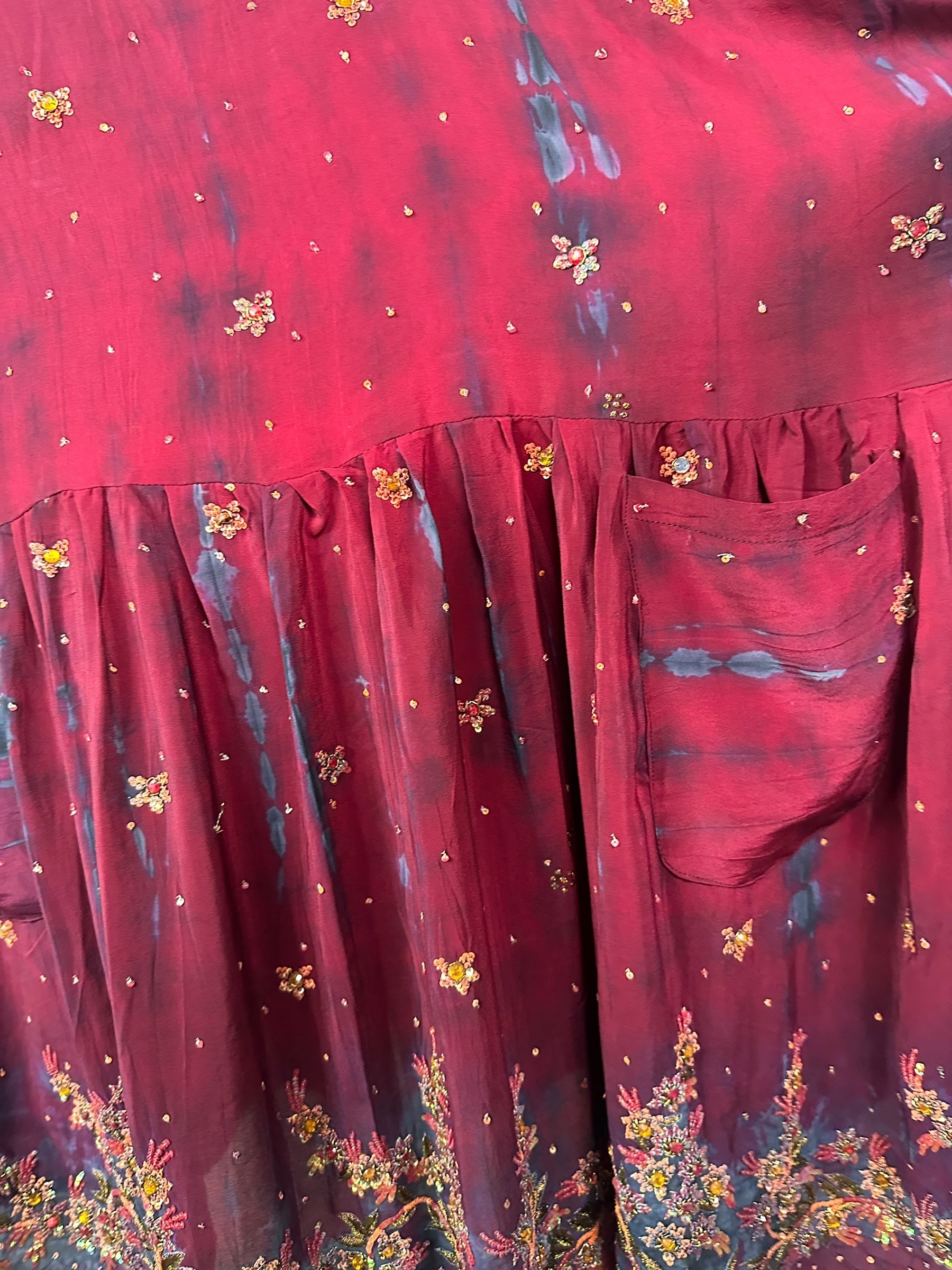 PRC8647 Avatar Pure Silk Boxy Babydoll Dress