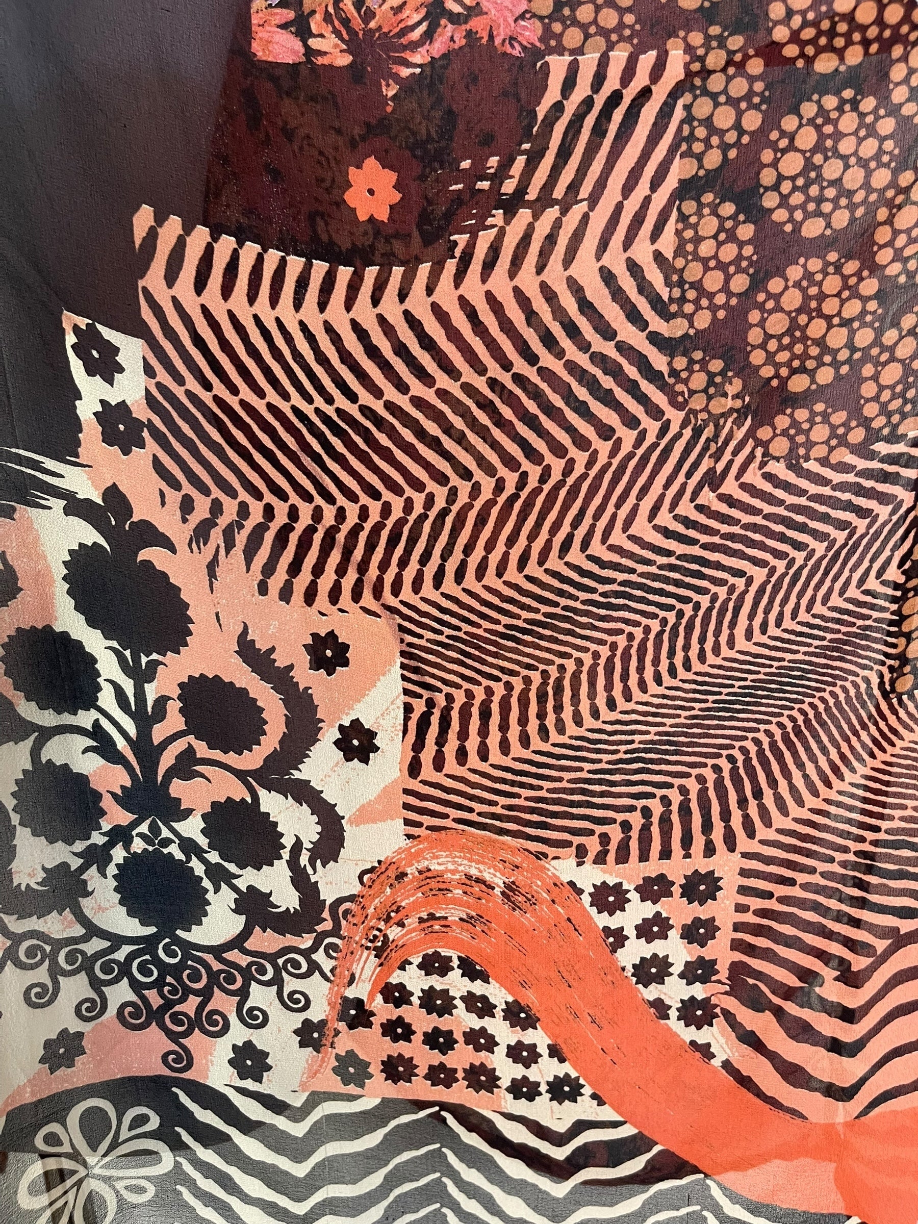 PRG7054 Sheer Wabi Sabi Pure Silk Cardigan