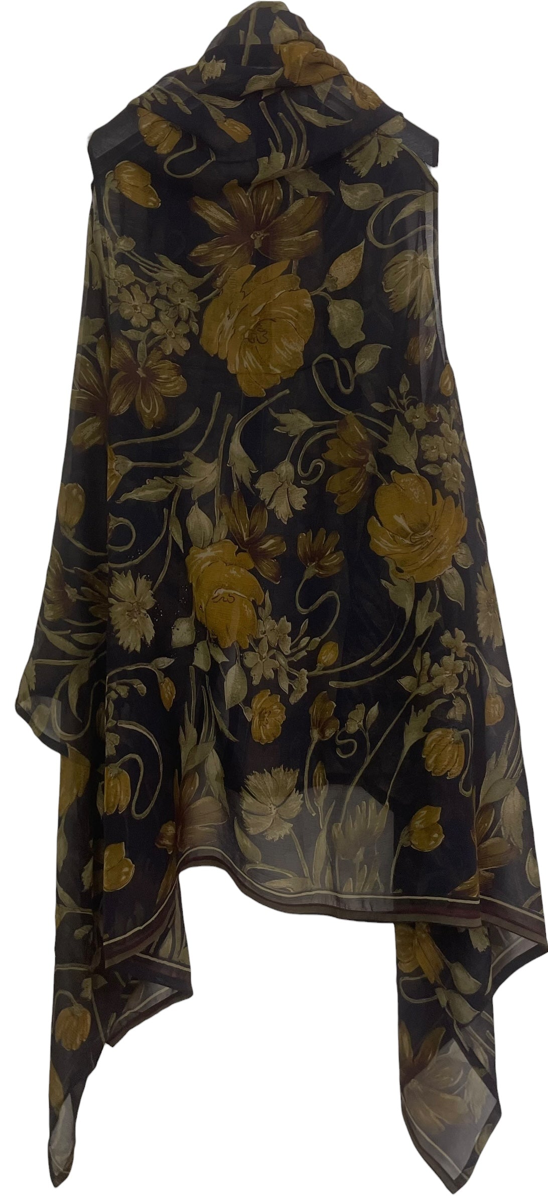 PREVIEW PCH8730 Avatar Very Sheer Pure Silk Versatile Vest by MARCH2026 – Handmade ethical Vest from sariKNOTsari using upcycled silk. Designed in Canada for travel and slow fashion, loved from Toronto to LA to Sydney.