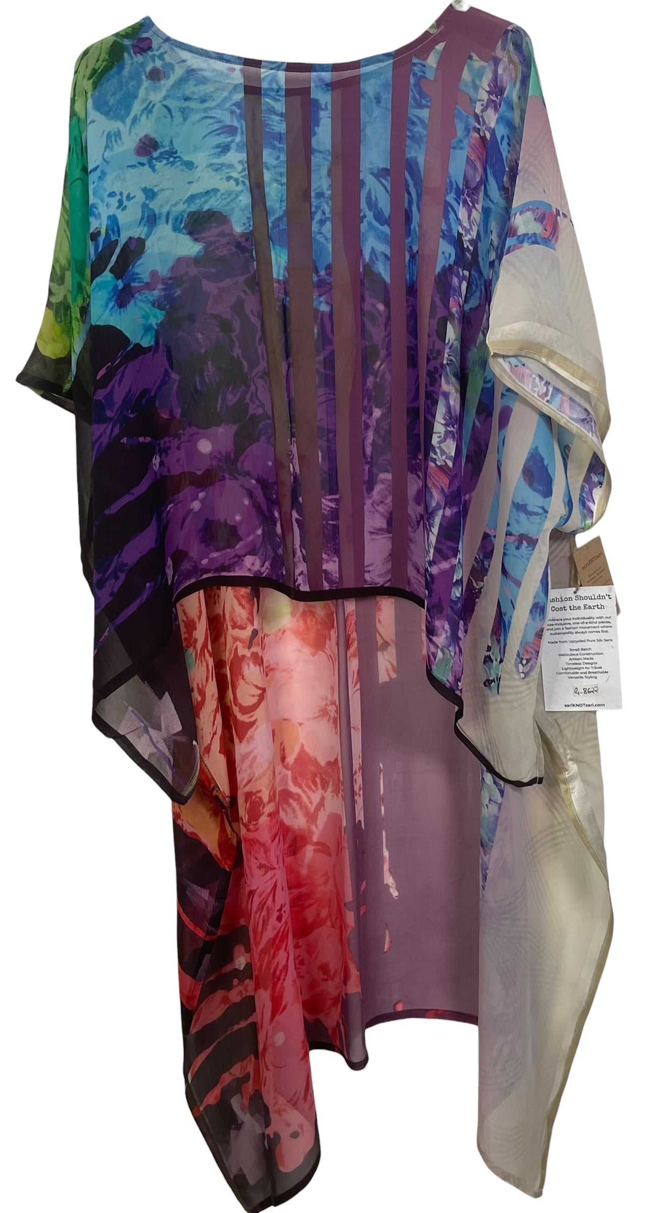 PREVIEW PRG8622  Sheer  Wabi Sabi Pure Silk Hi Lo Top