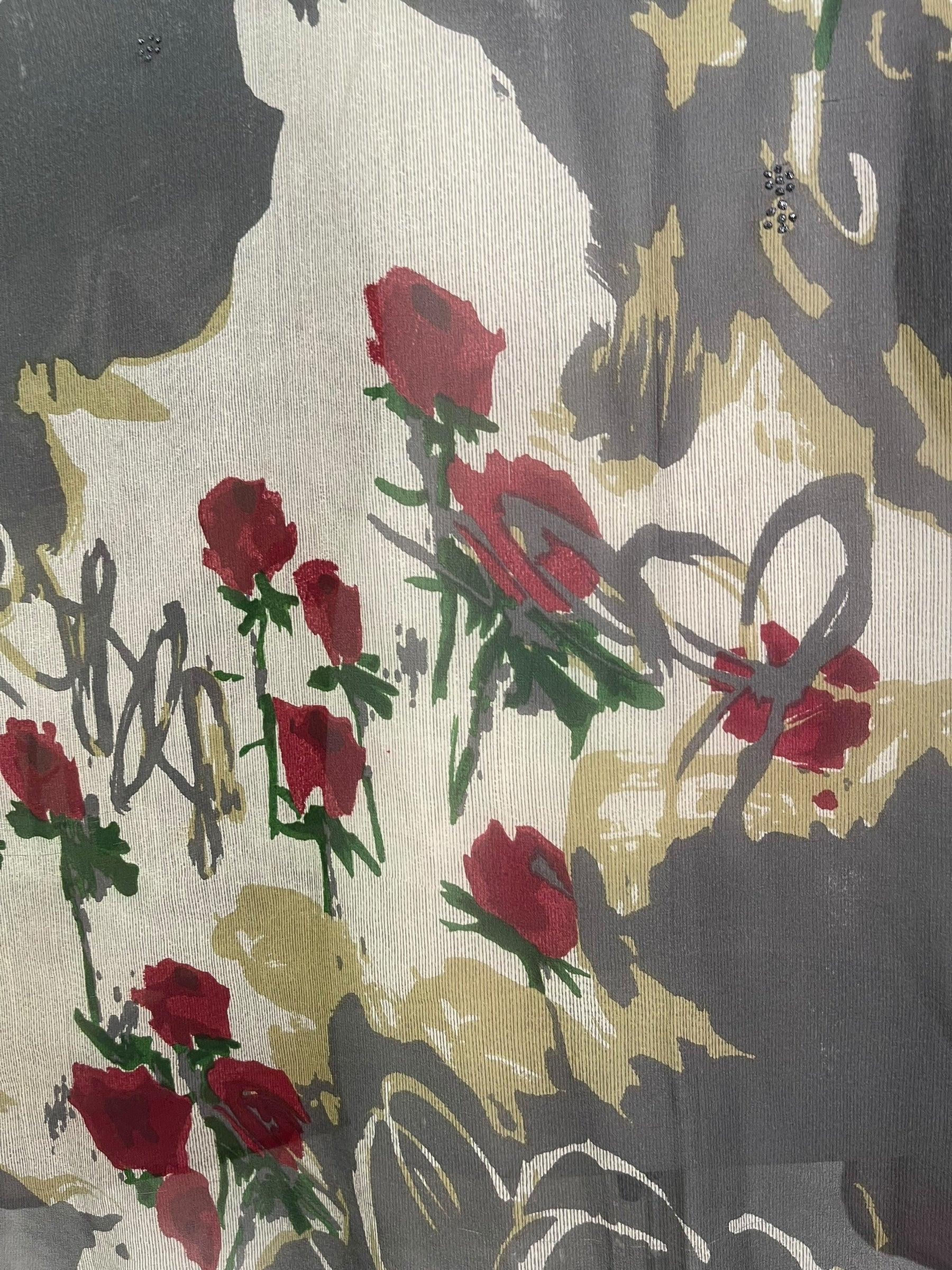 PRG8046 Sheer Avatar Pure Silk Short Kaftan Tunic with Slits