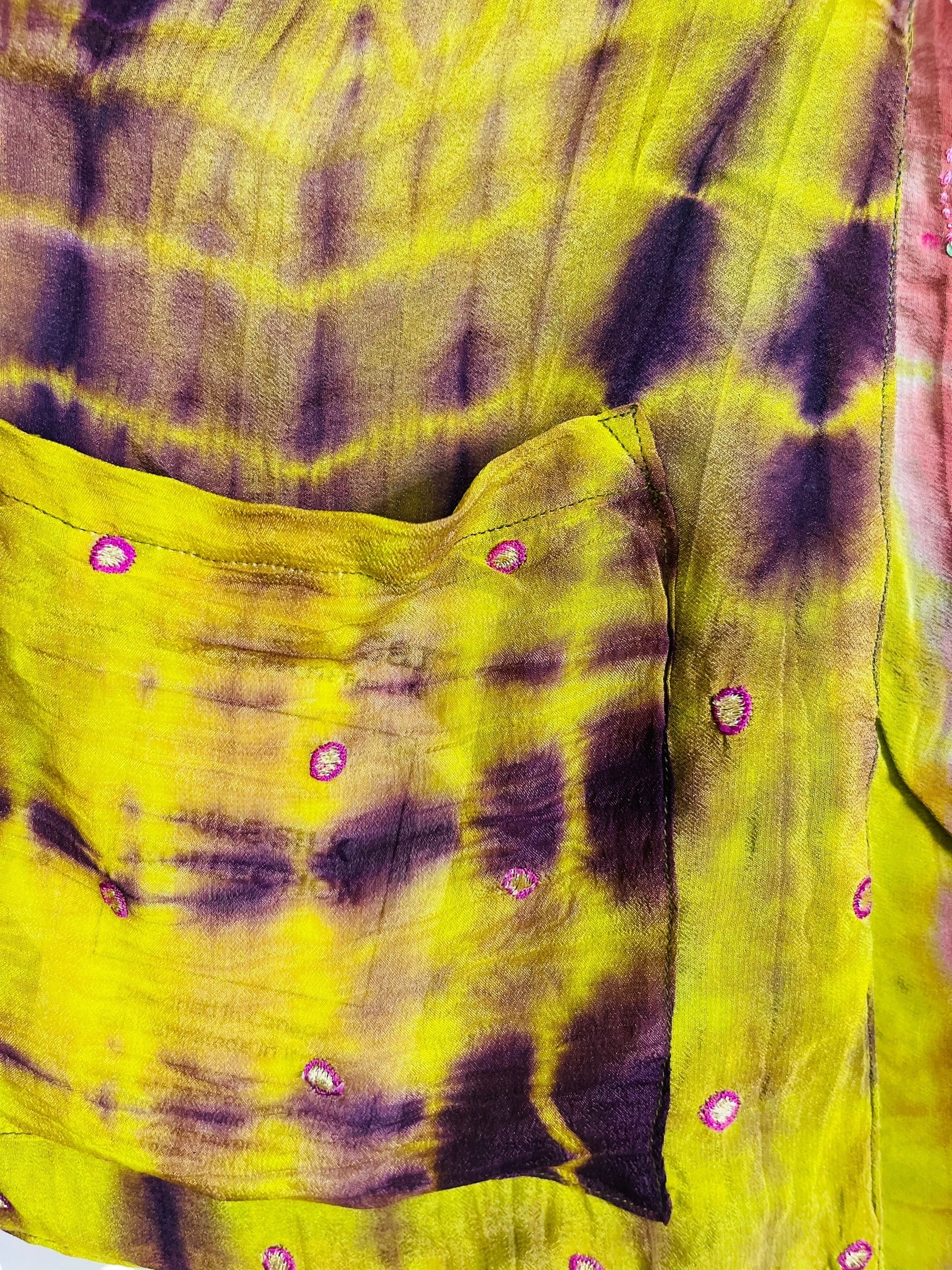 PRC7401 Avatar Reversible Pure Silk Jiva Jacket