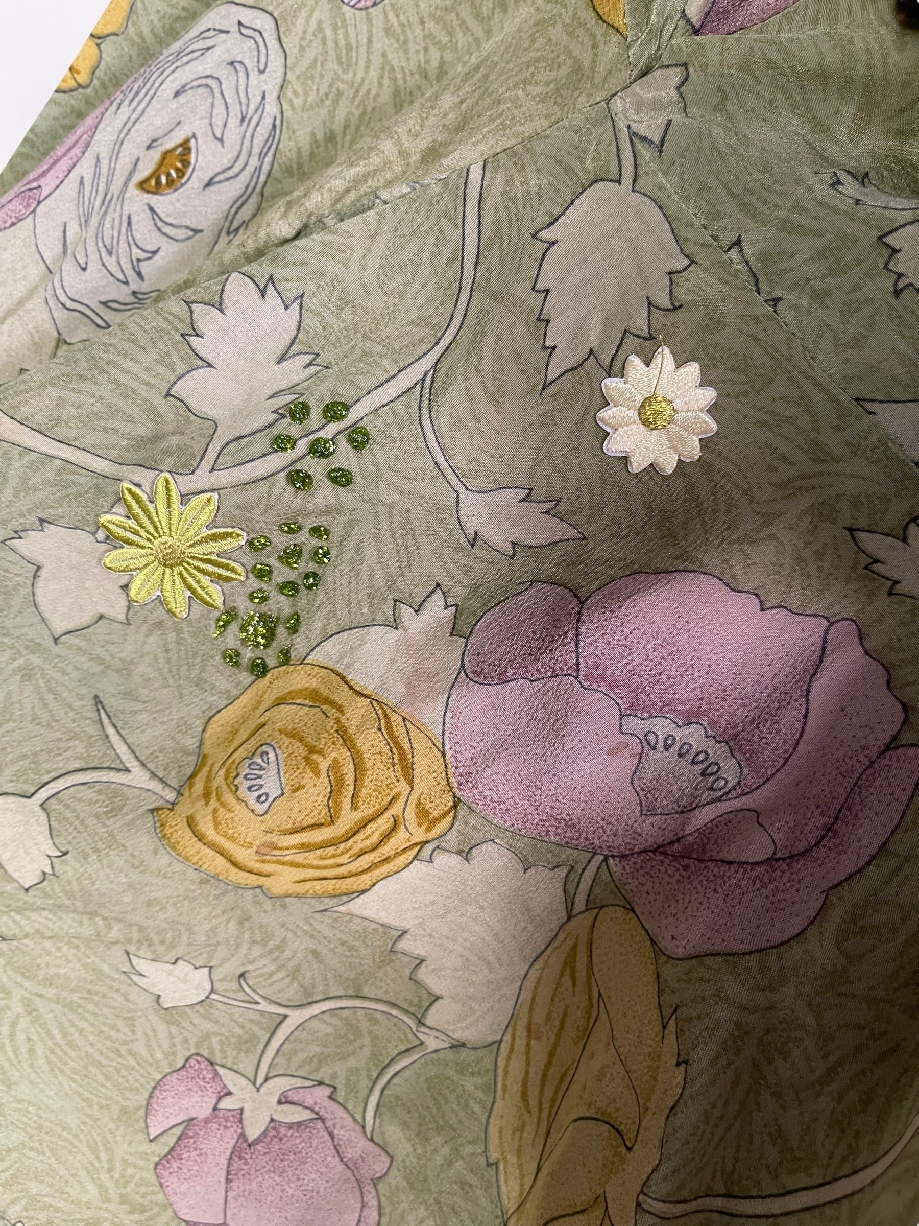 PRC7166 Wabi Sabi Pure Silk Sculptural Long Tunic Dress