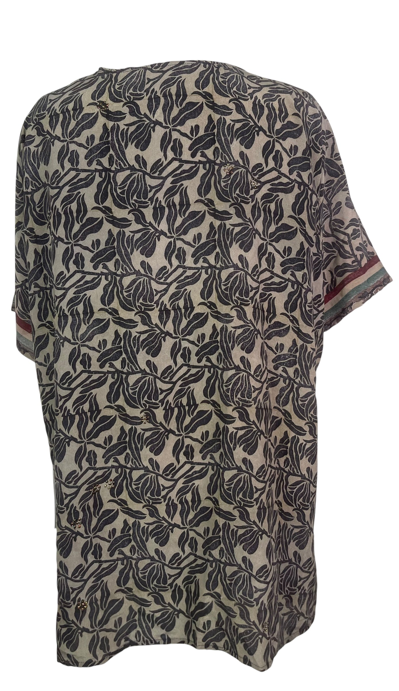 PRC8506 Wabi Sabi Pure Silk Kimono-Sleeved Jacket with Belt