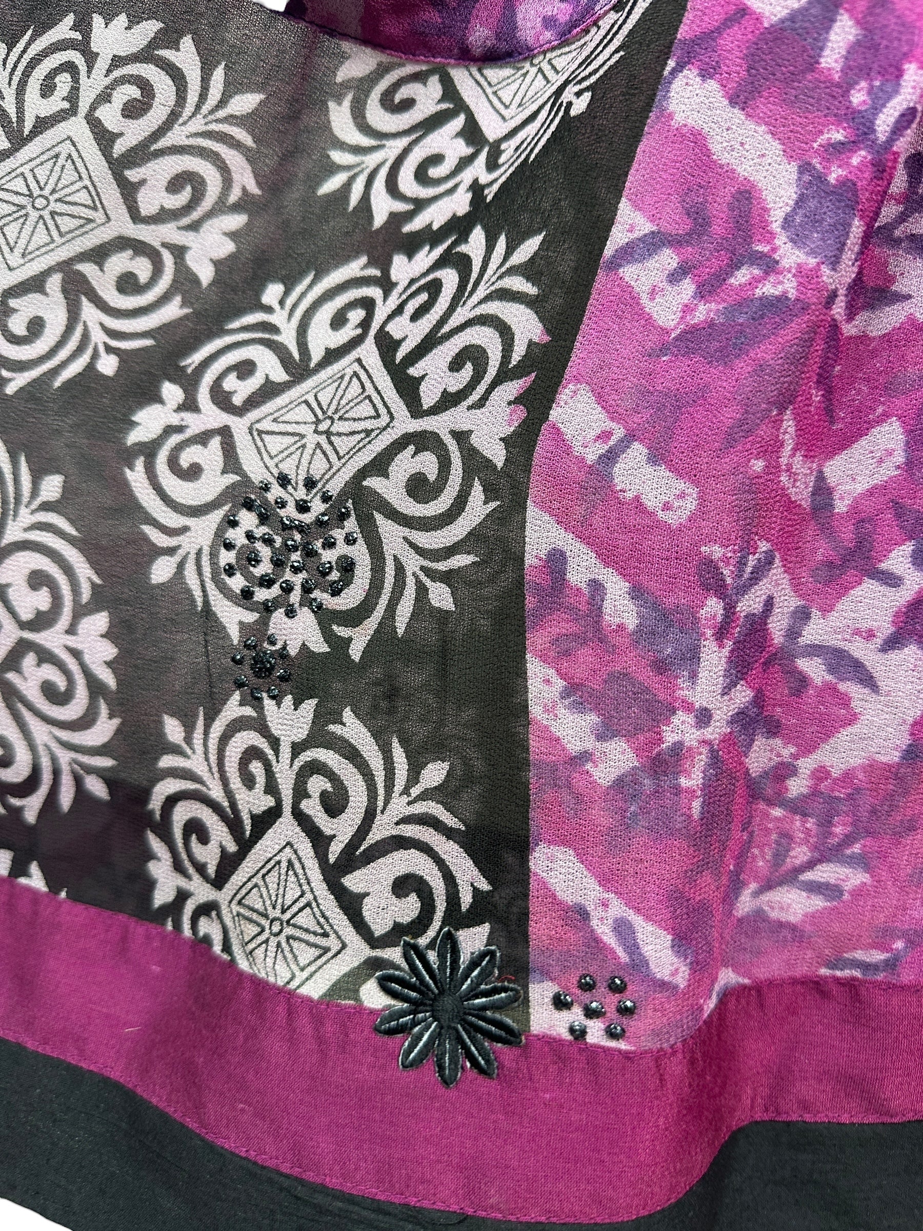 PRG8425 Sheer Avatar Pure Silk Boxy Babydoll Dress