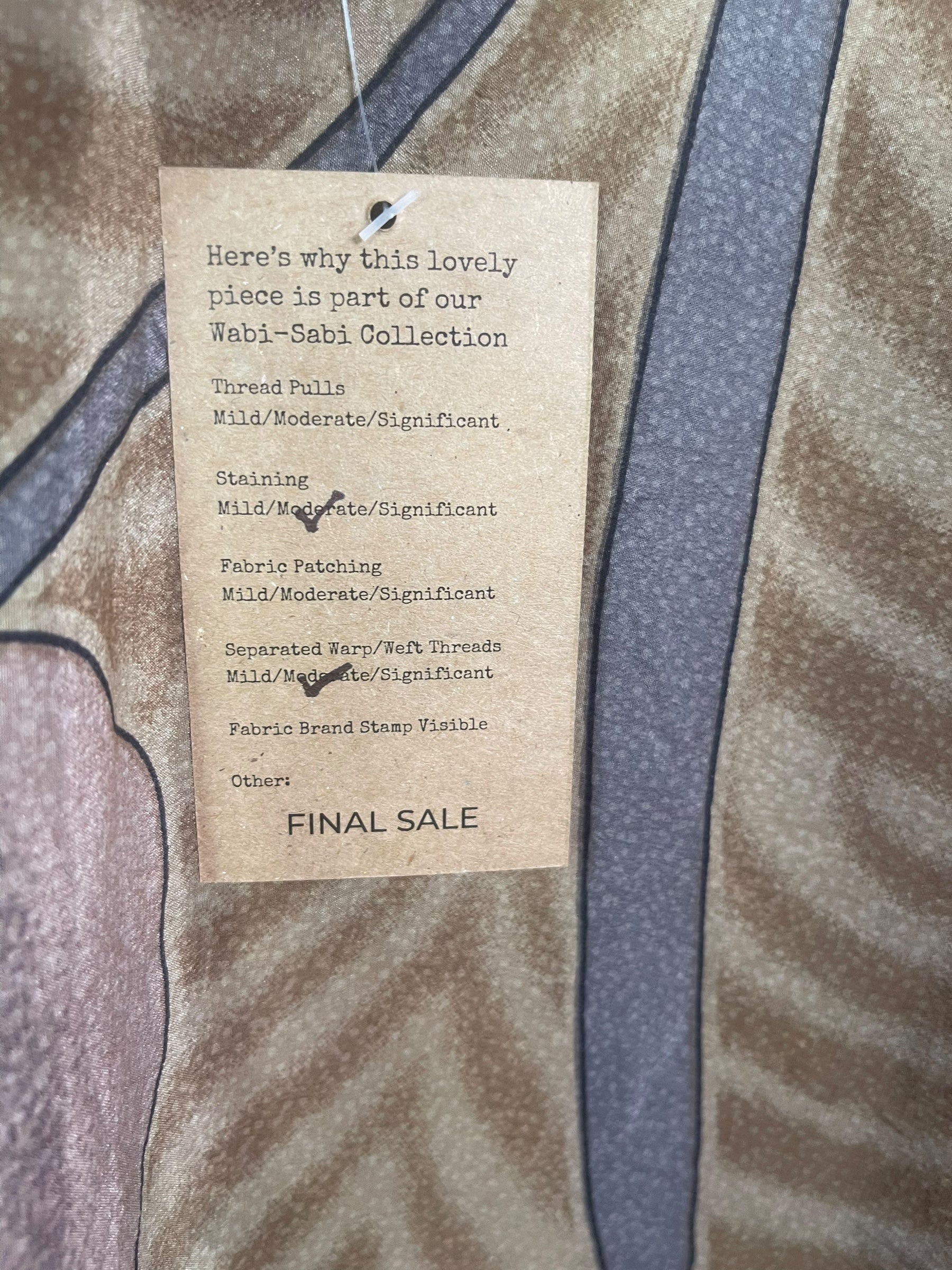 PRC8494 Wabi Sabi Pure Silk Kimono-Sleeved Top