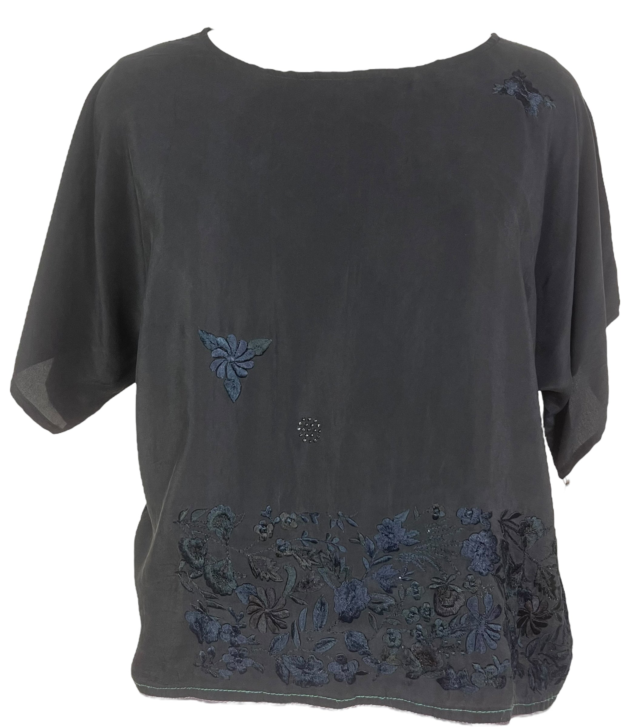 PRC8008 Avatar Pure Silk Boxy Top