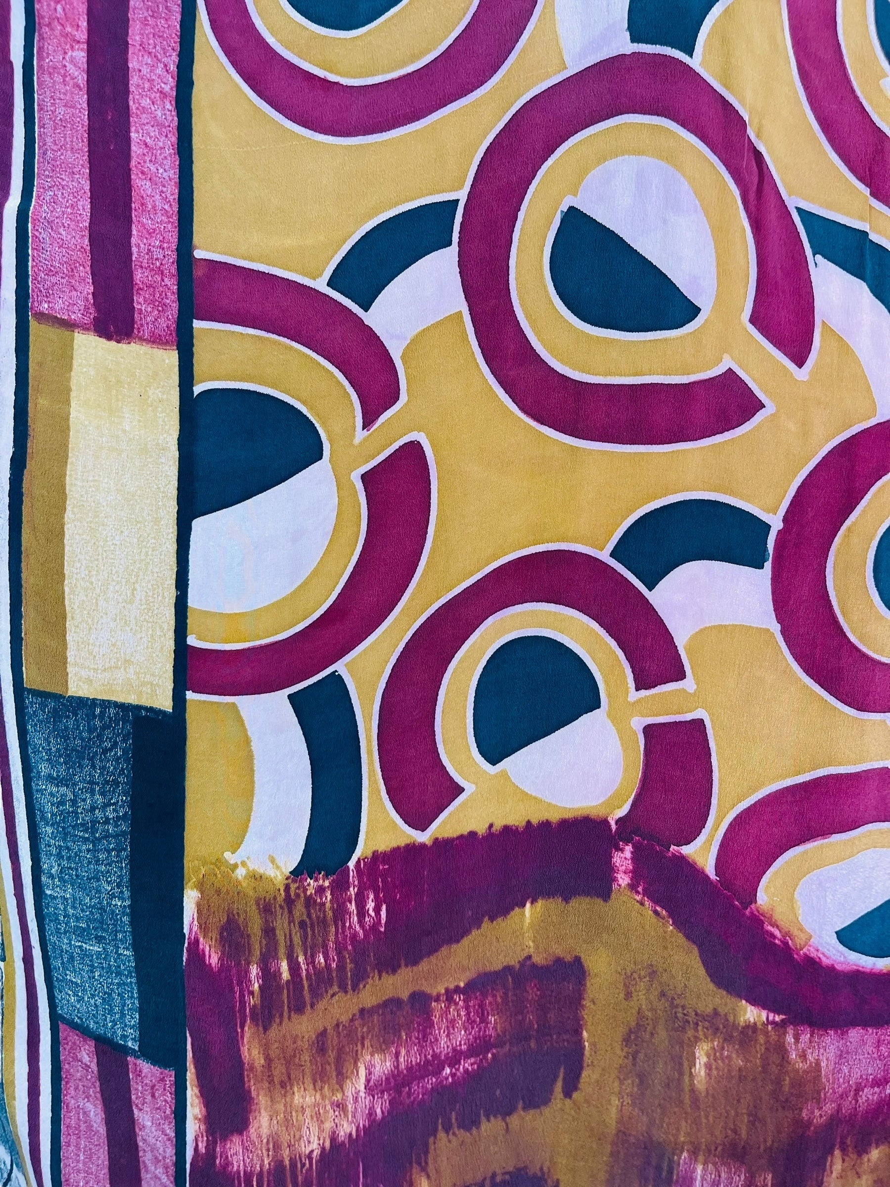 PRC6763 Avatar Pure Silk Midi Length Kaftan