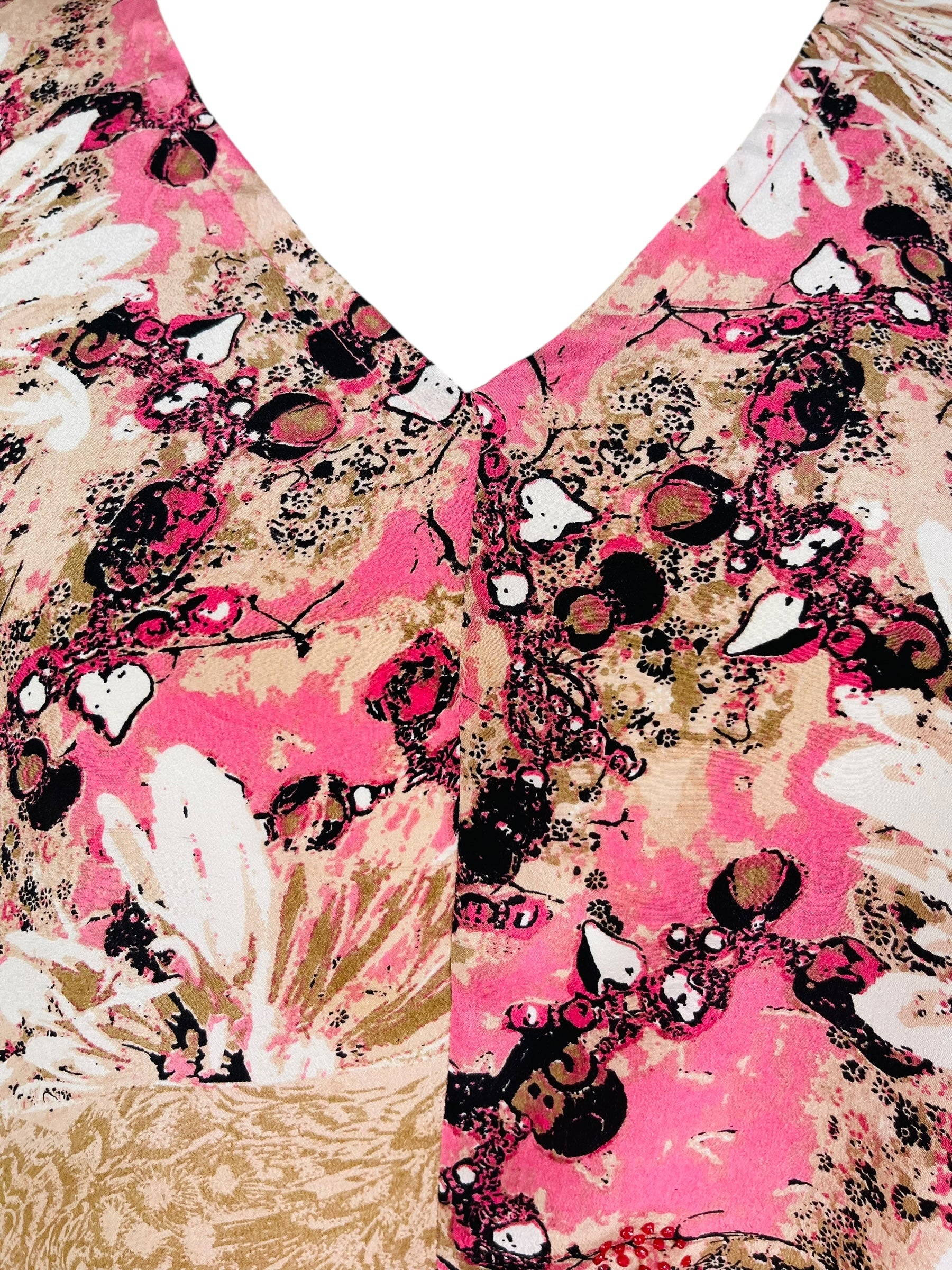 PRC7558 Avatar Pure Silk Waterfall Top