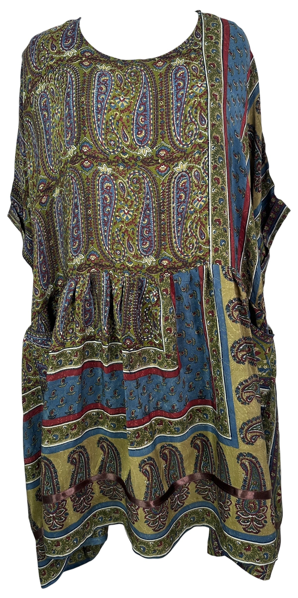 PRC8401 Avatar Pure Silk Boxy Babydoll Dress