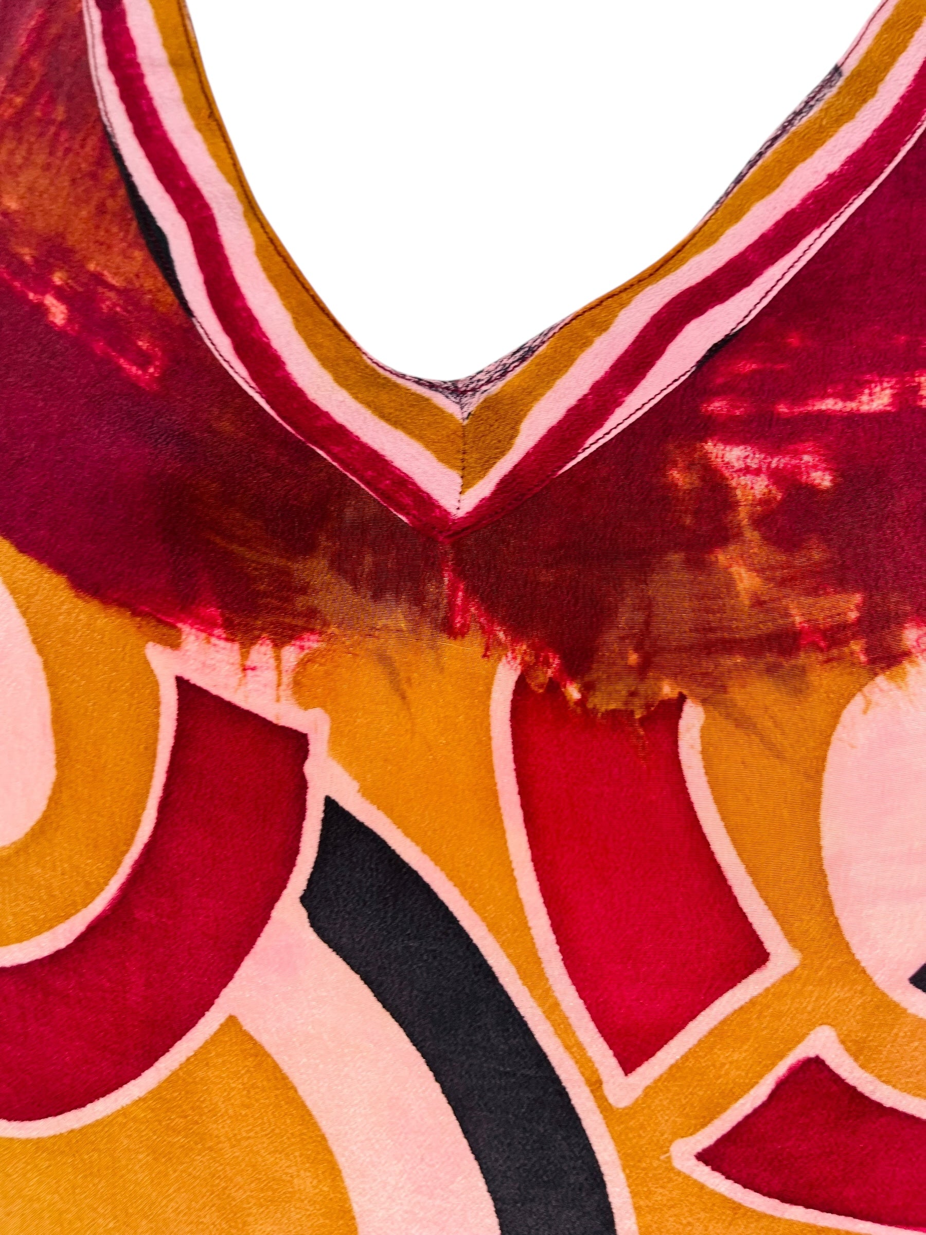 PRC6763 Avatar Pure Silk Midi Length Kaftan