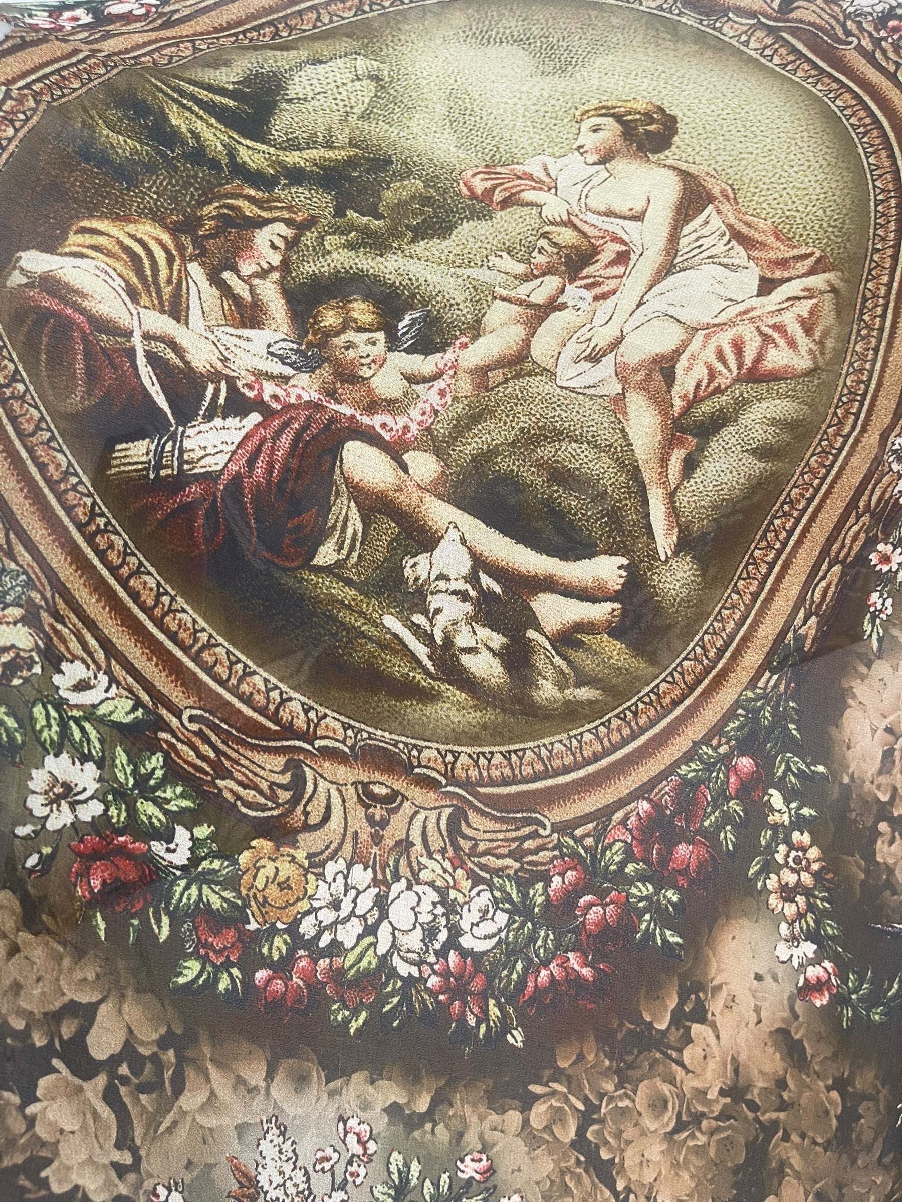 PREVIEW PRG8165 Sheer Avatar Pure Silk Capelet Poncho by DECEMBER2025 – Handmade ethical Poncho from sariKNOTsari using upcycled silk. Designed in Canada for travel and slow fashion, loved from Toronto to LA to Sydney.