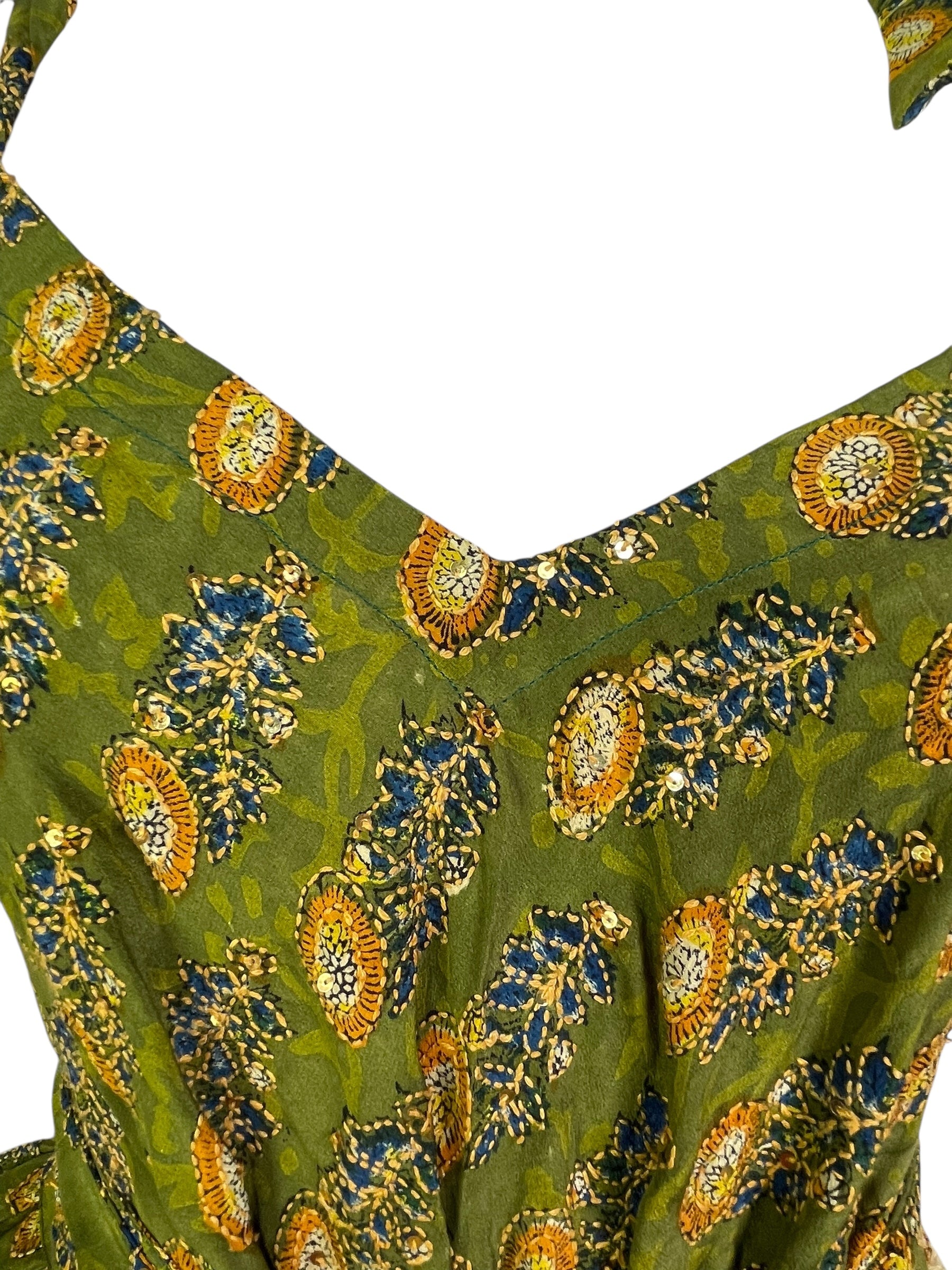 PRC7759 Avatar Pure Silk Maxi Dress with Belt