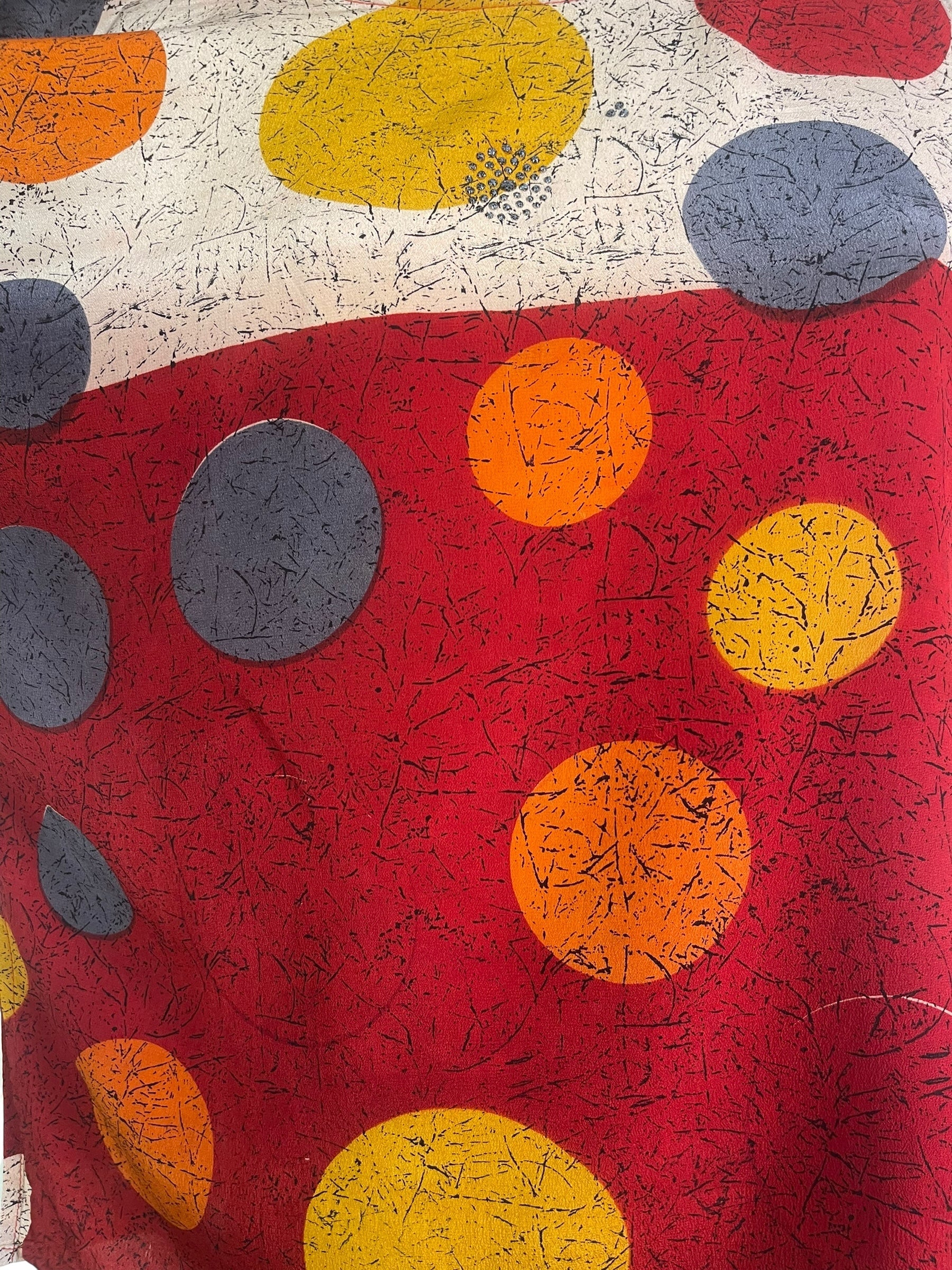 PRC8072 Avatar Pure Silk Side Slit Top