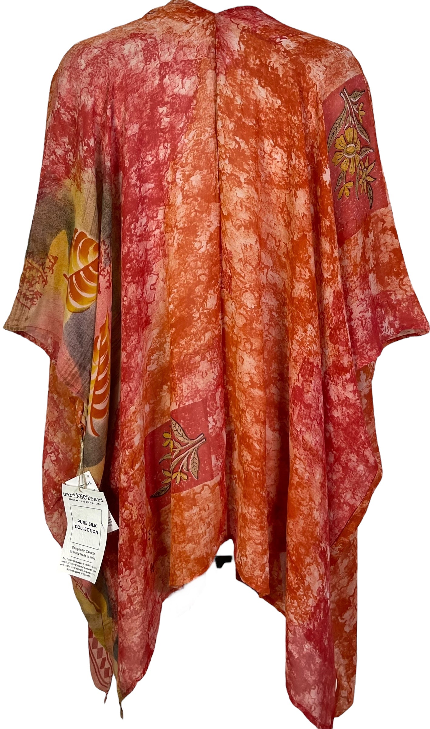 PRG7258 Sheer Avatar Pure Silk Cardigan