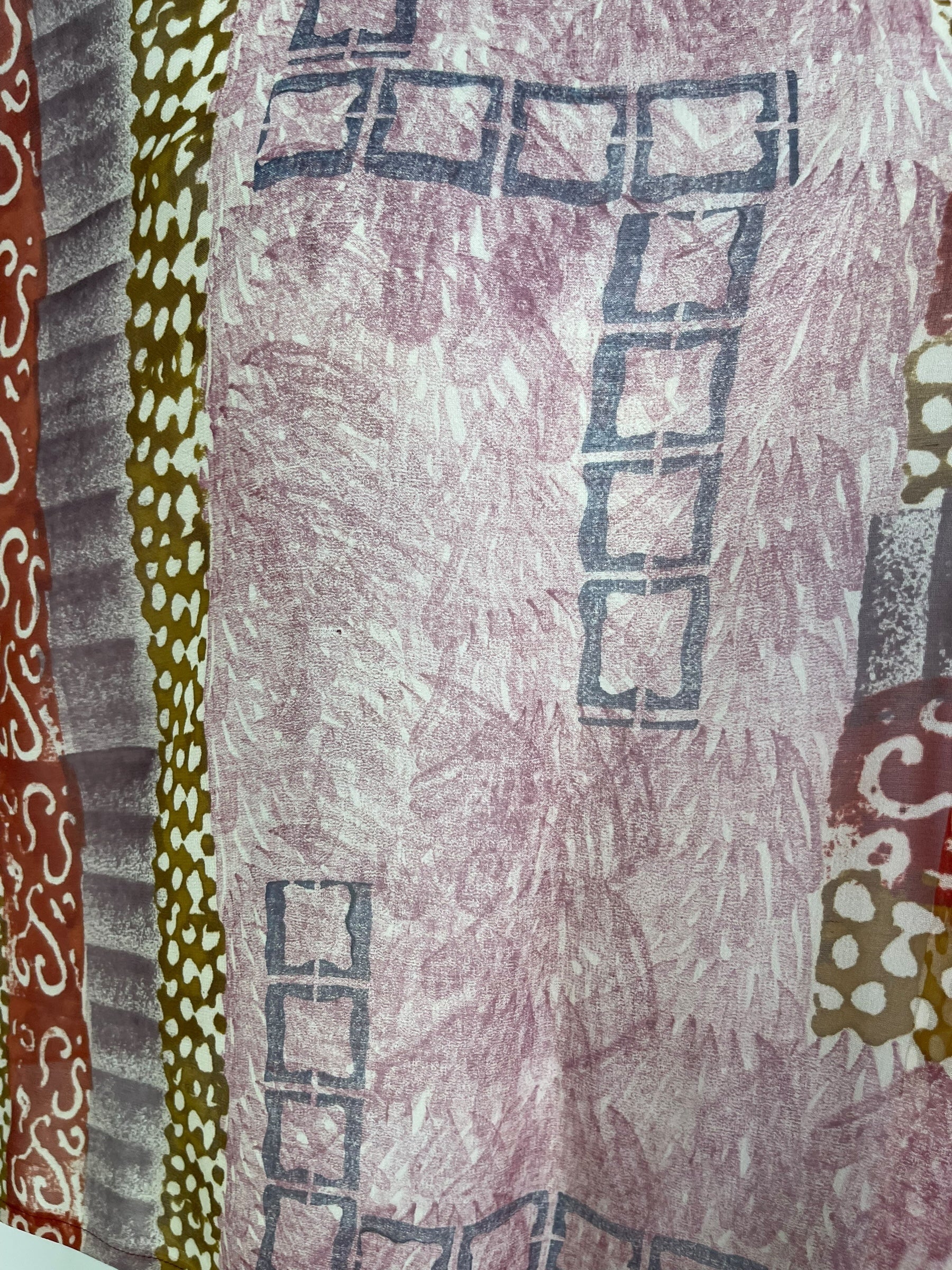 PRG7049 Sheer Avatar Pure Silk Capelet Poncho